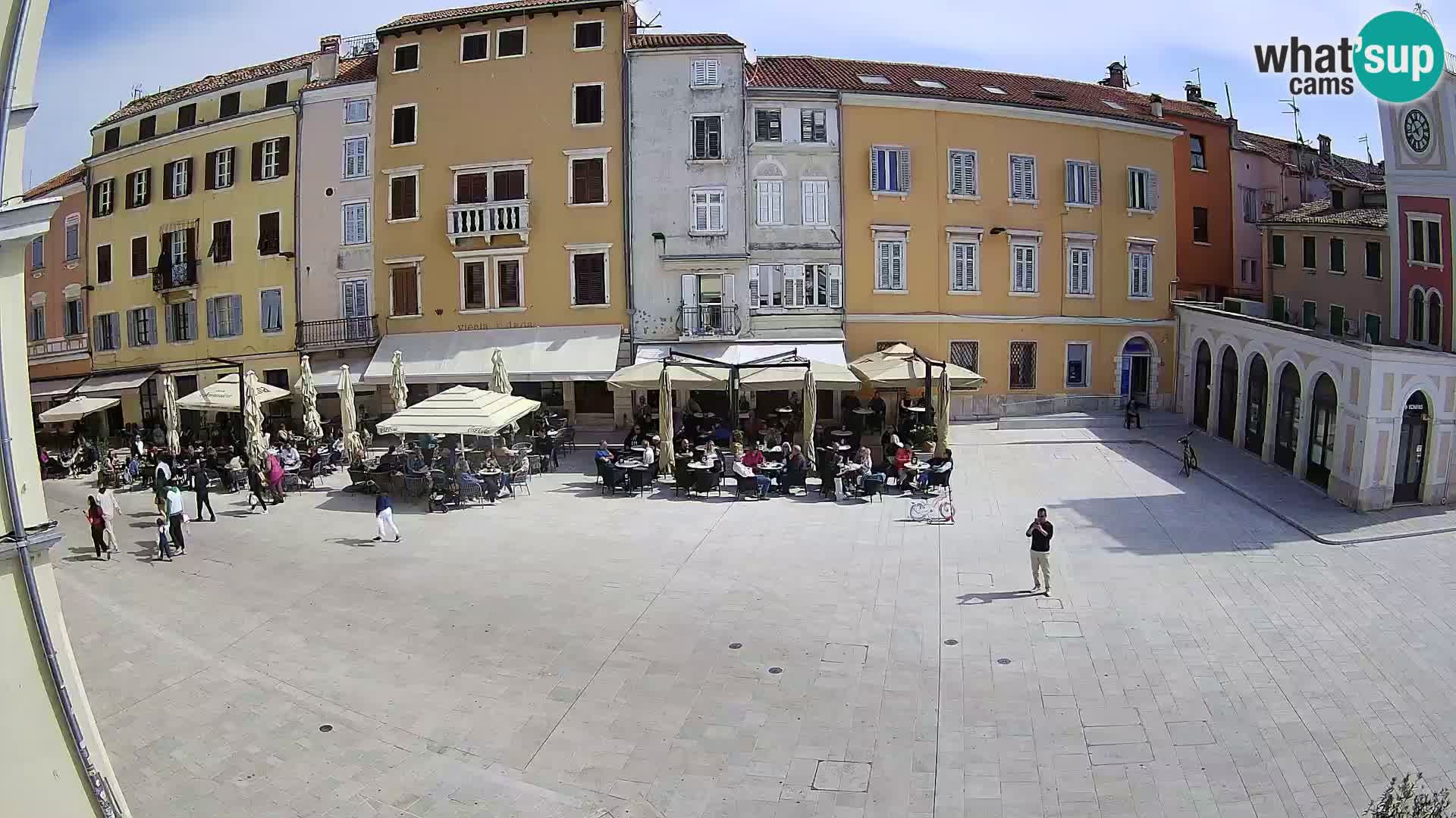 Webcam Rovinj Center – Plaza Principal
