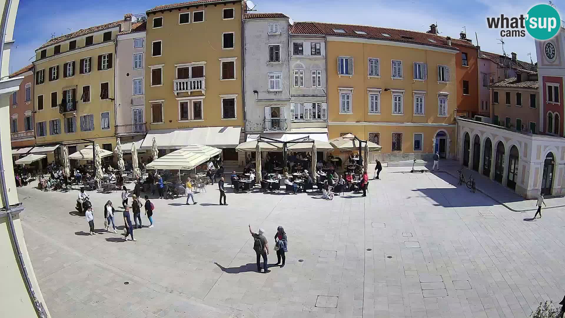 Webcam Rovinj Center – Plaza Principal