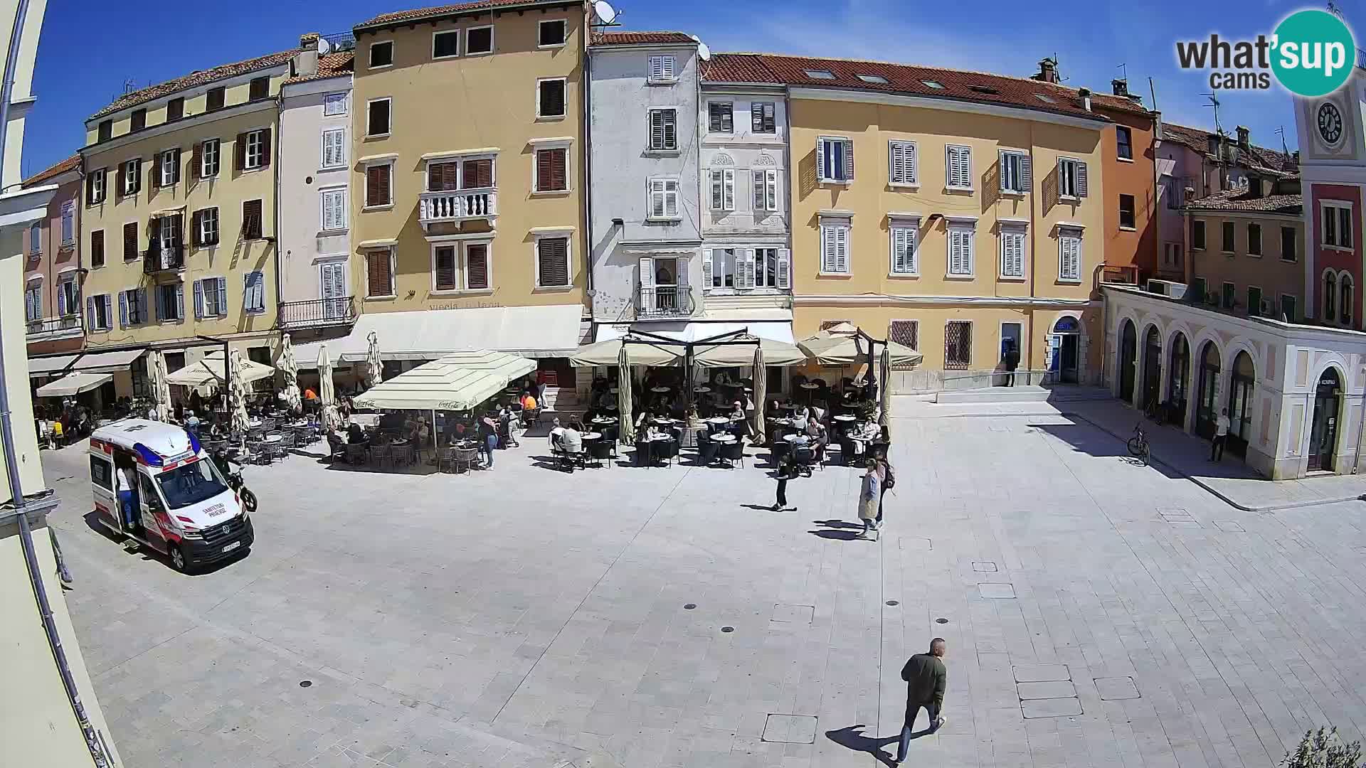 Webcam Rovinj Centre – Place Principale