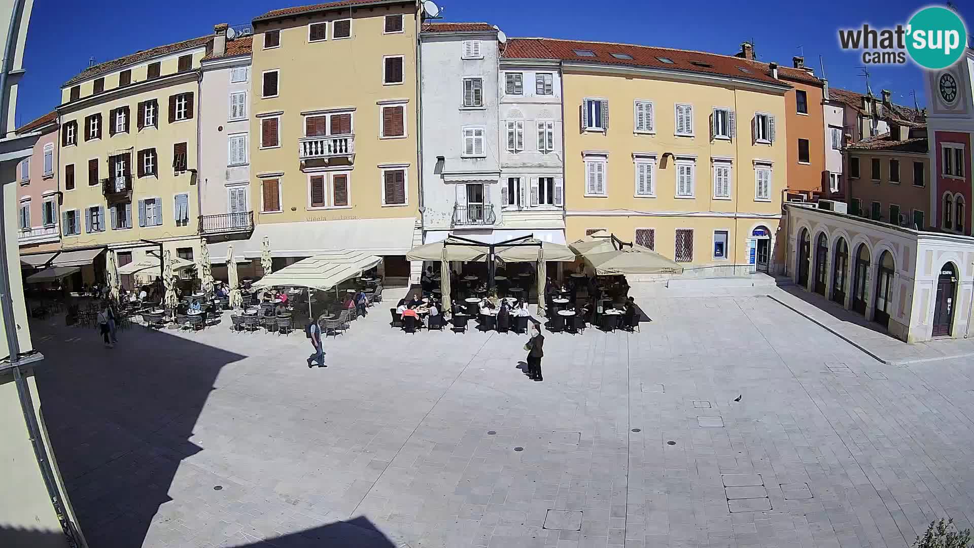 Webcam Rovinj Zentrum – Hauptplatz in Echtzeit