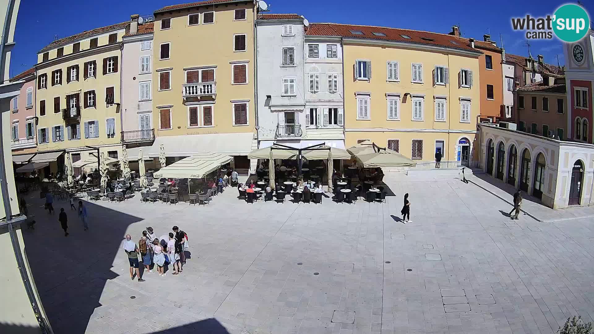 Webcam Rovinj Zentrum – Hauptplatz in Echtzeit