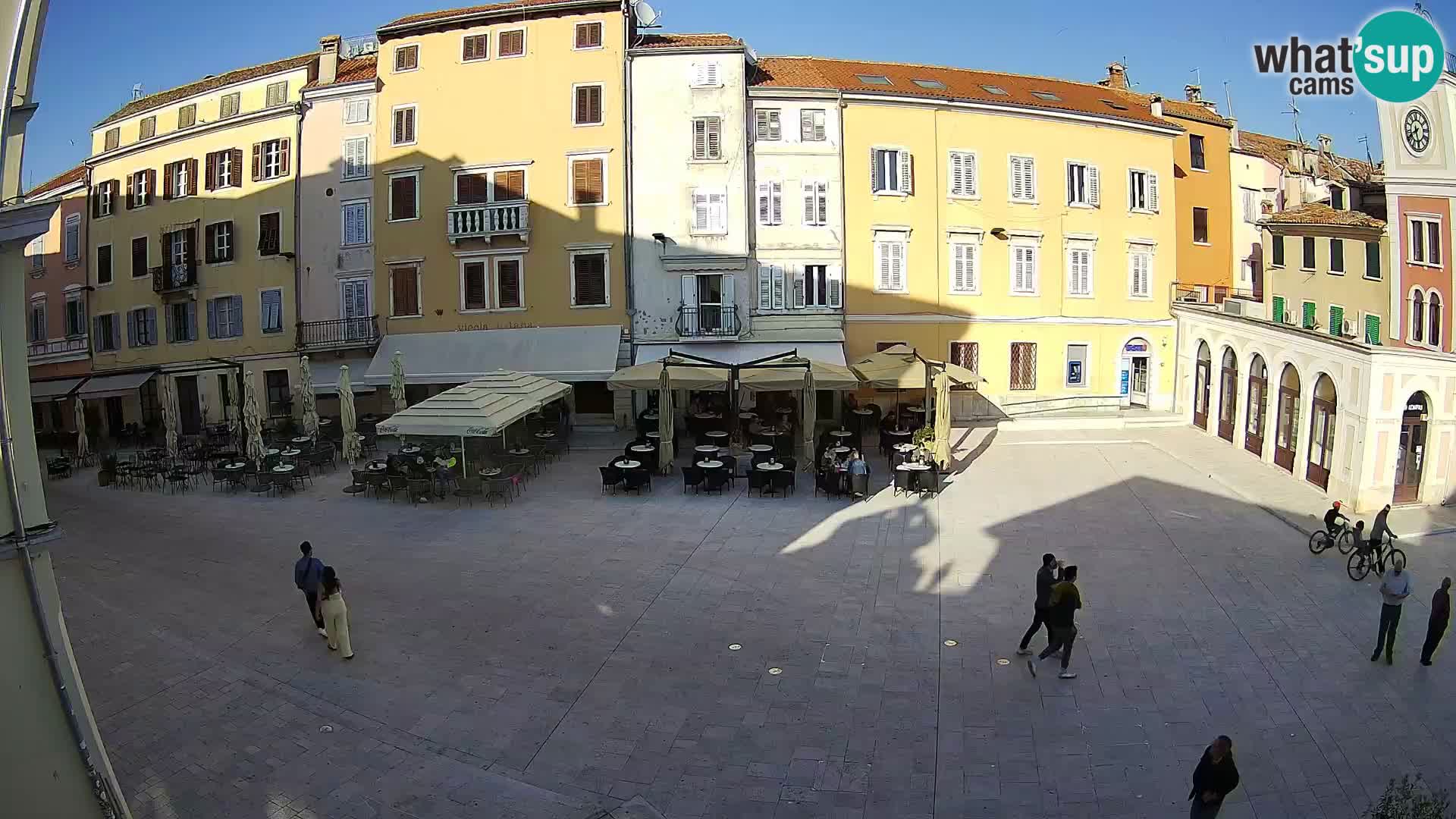 Webcam Rovinj Zentrum – Hauptplatz in Echtzeit