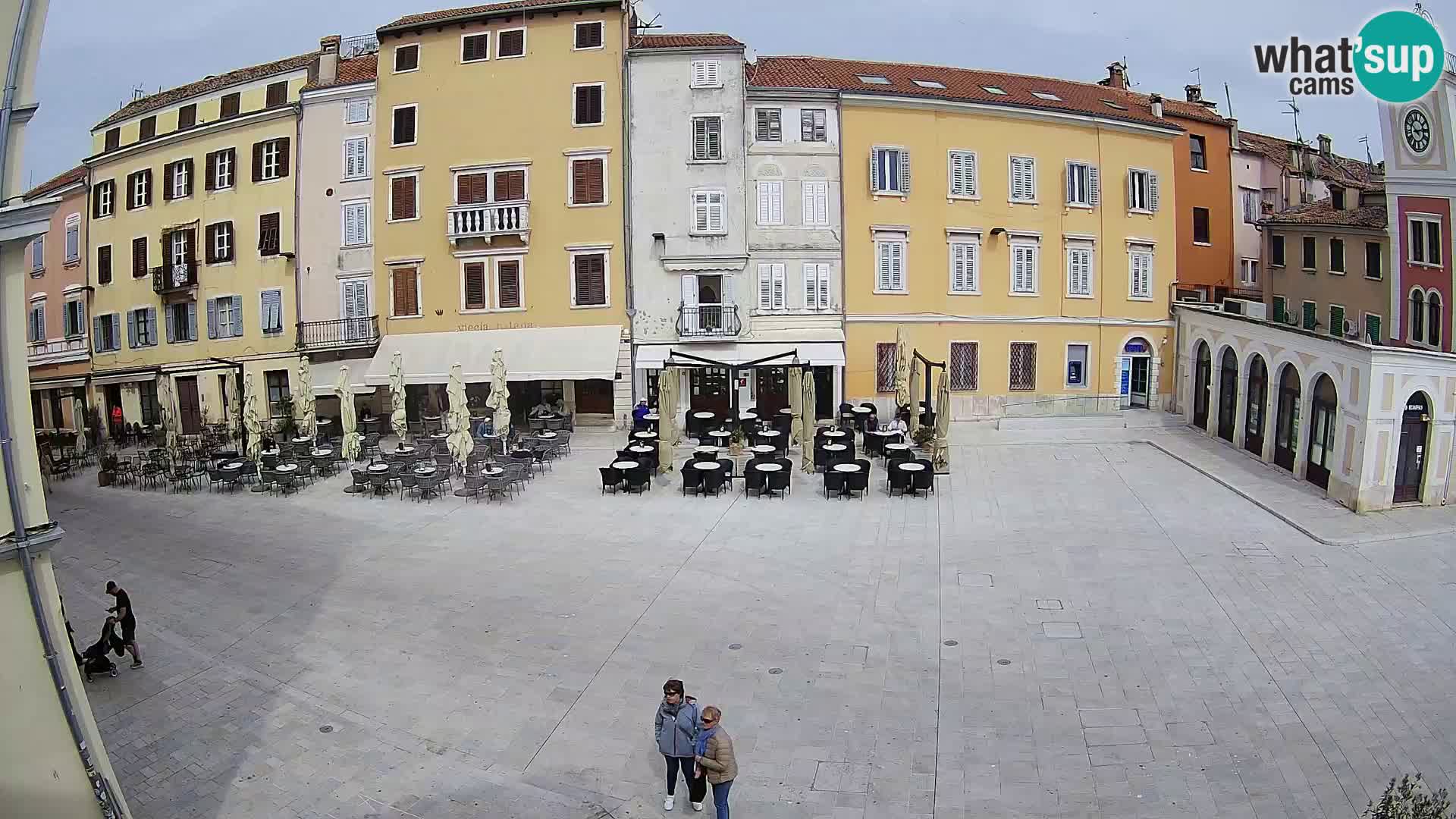 Webcam Rovinj Zentrum – Hauptplatz in Echtzeit