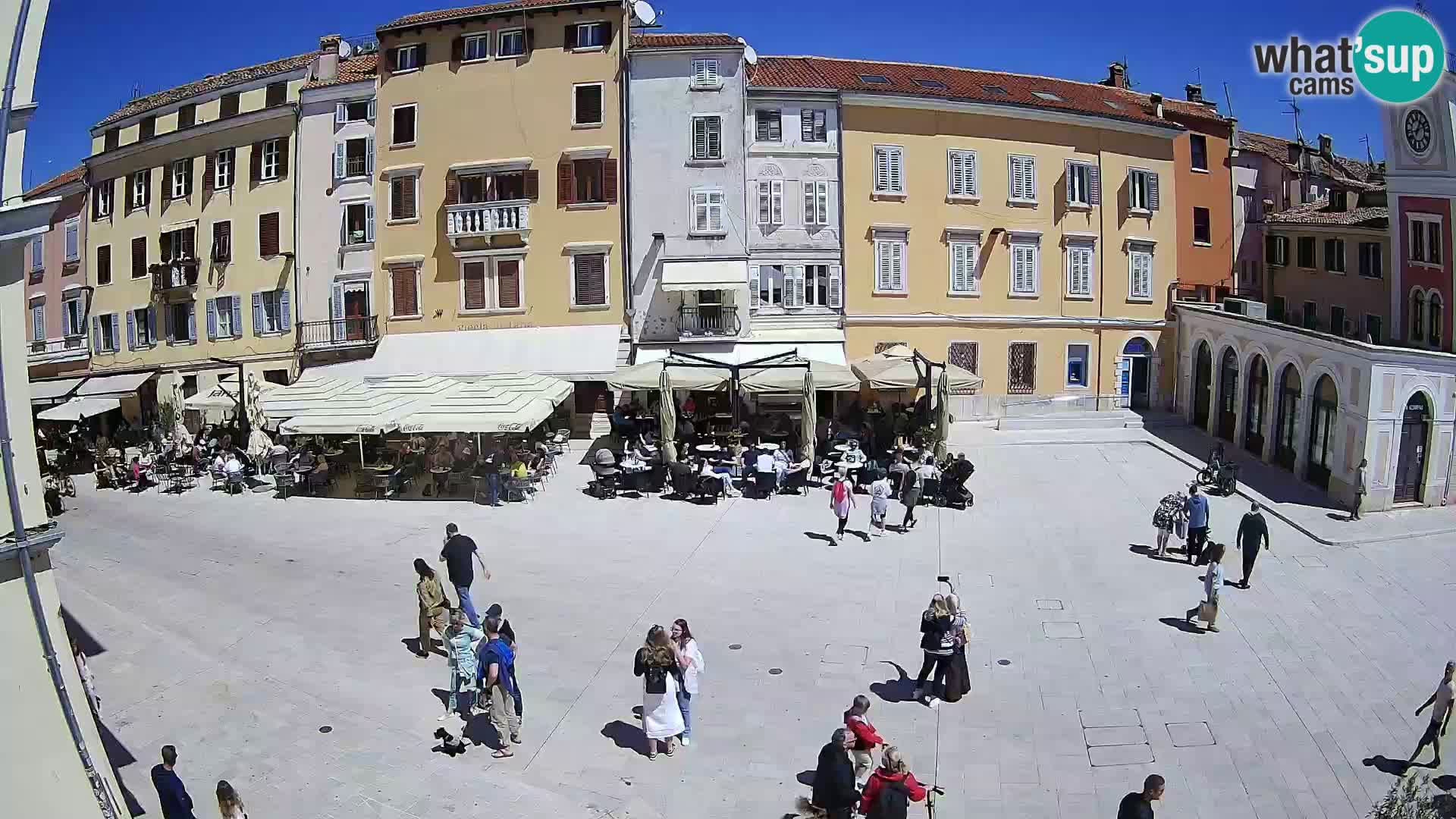 Webcam Rovinj Center – Plaza Principal