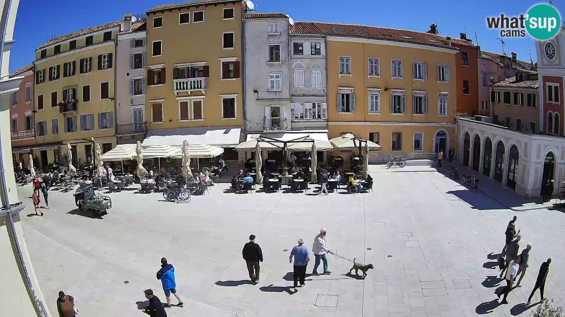 Webcam Rovinj Zentrum – Hauptplatz in Echtzeit