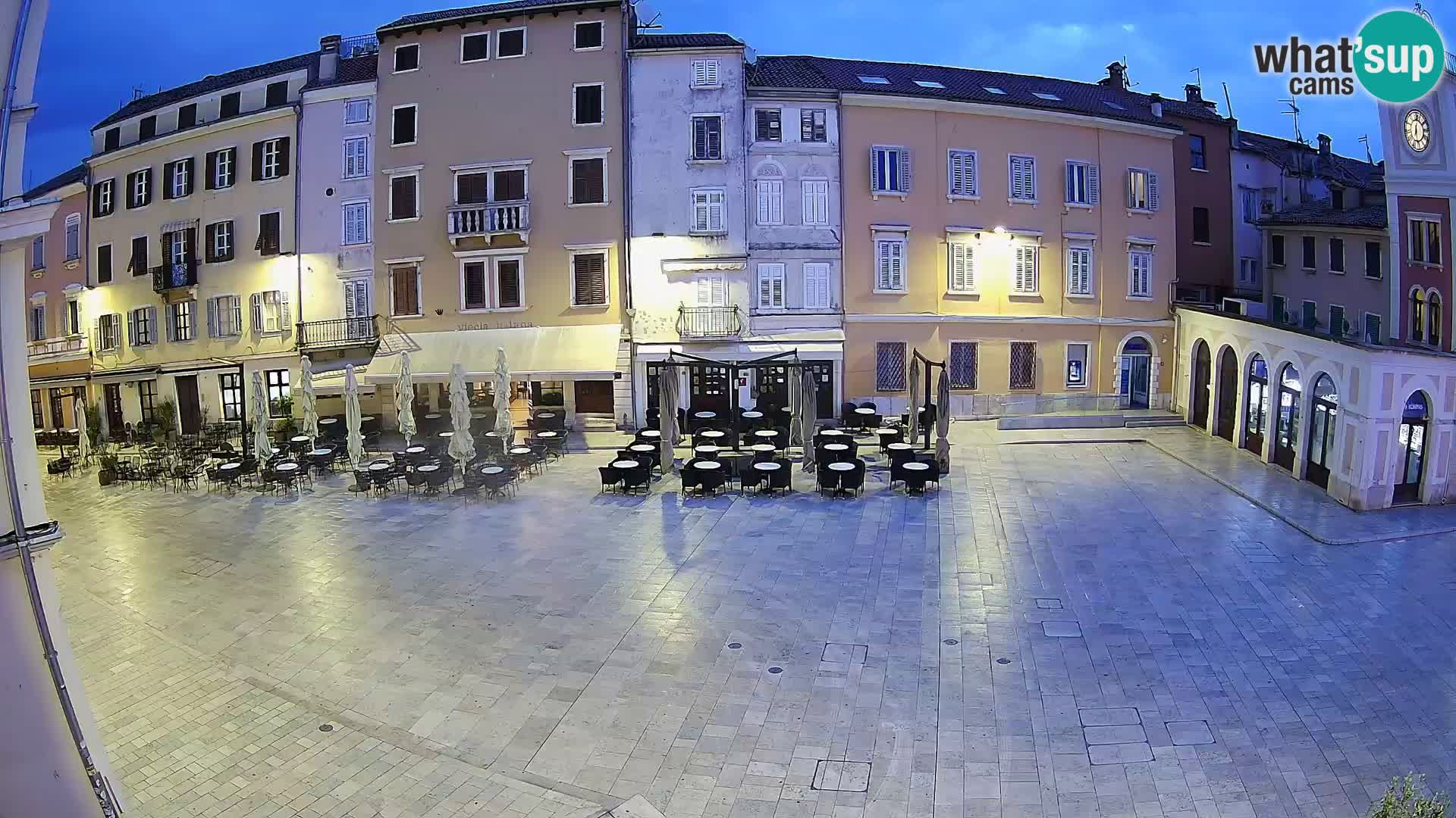 Webcam Rovinj Center – Plaza Principal