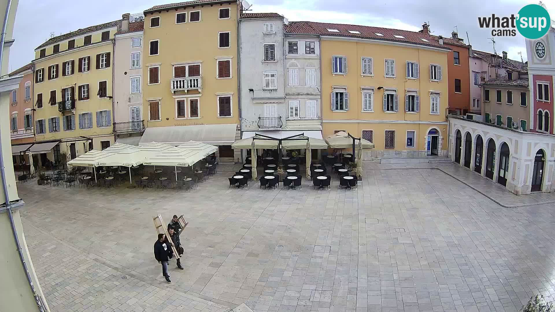 Webcam Rovinj Zentrum – Hauptplatz in Echtzeit