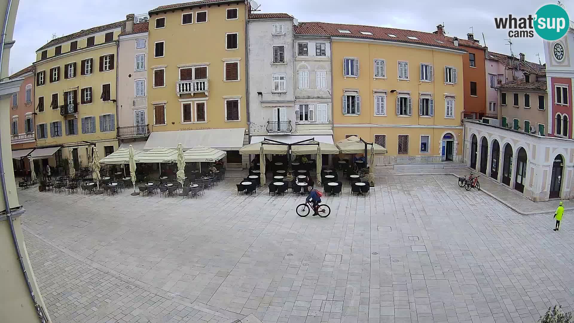 Webcam Rovinj Zentrum – Hauptplatz in Echtzeit