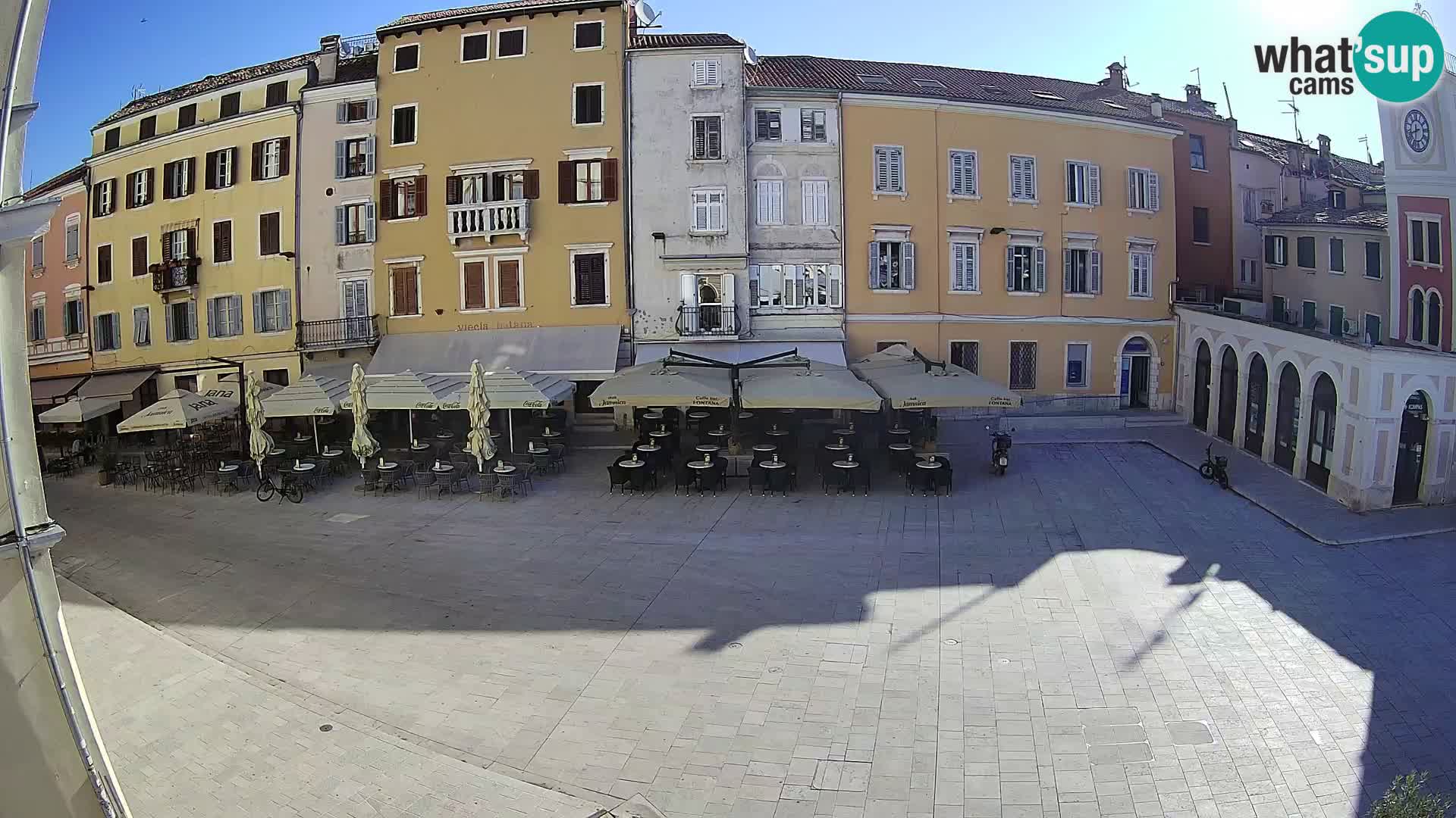 Webcam Rovinj Zentrum – Hauptplatz in Echtzeit