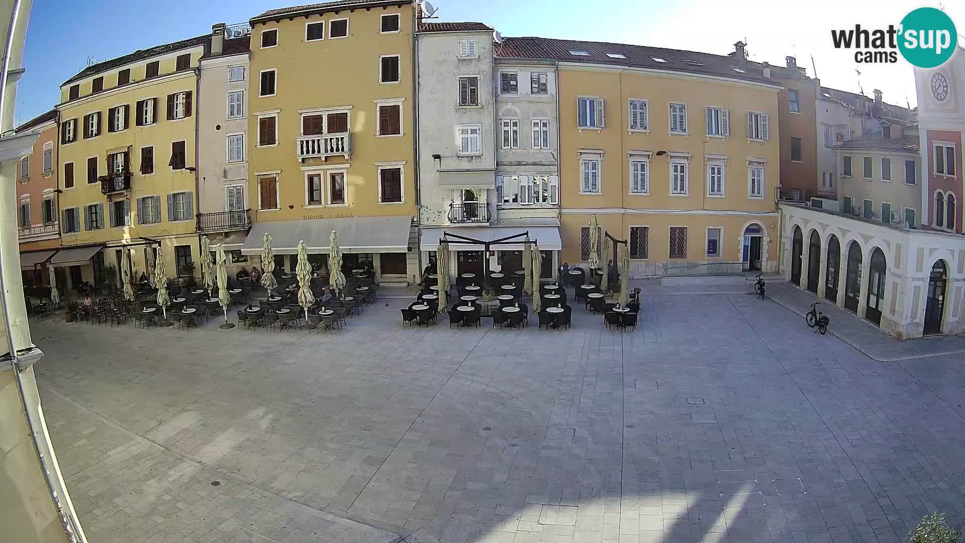 Webcam Rovinj Zentrum – Hauptplatz in Echtzeit