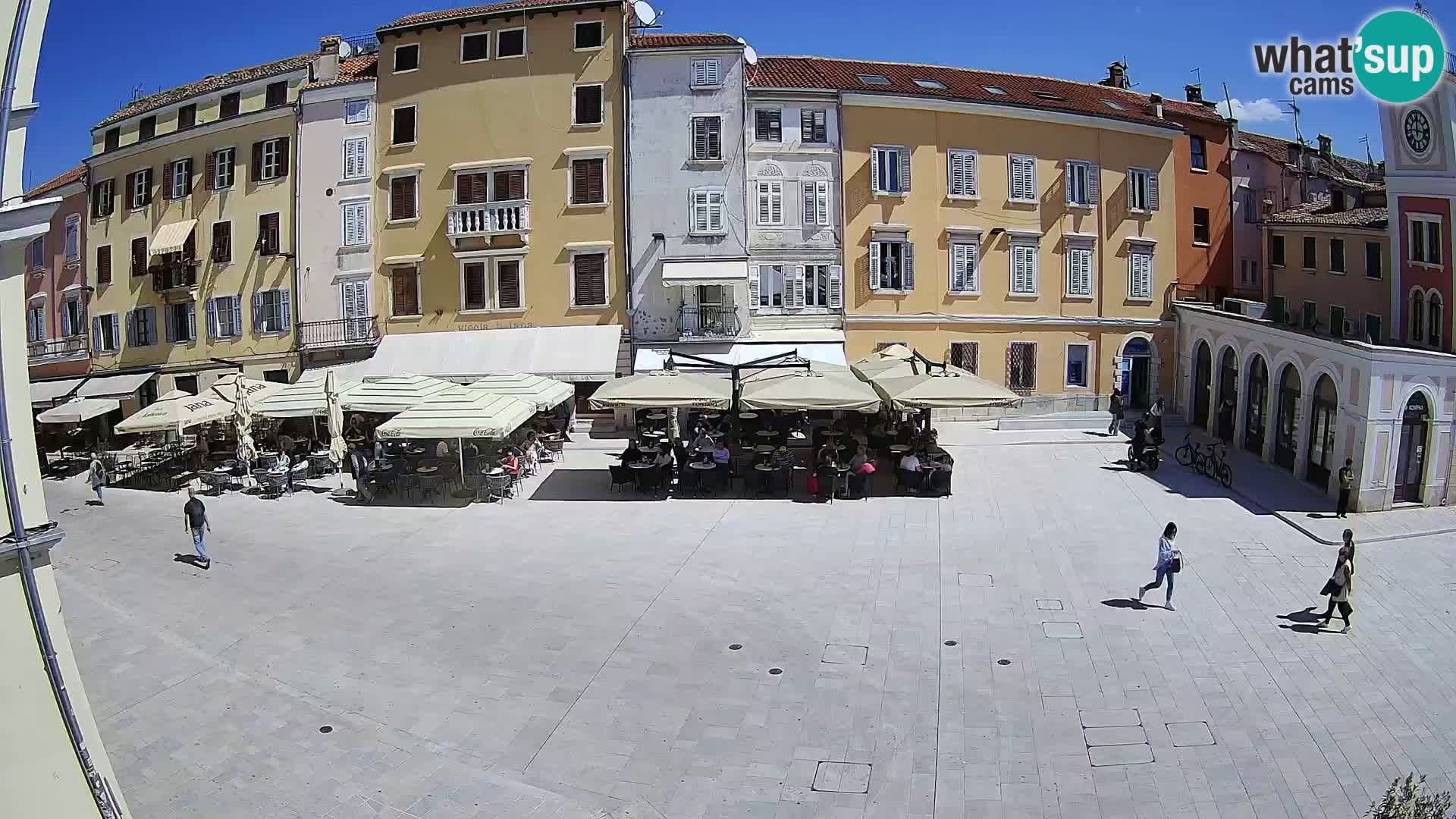 Webcam Rovinj Center – Plaza Principal