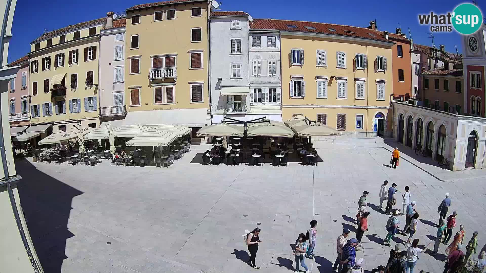 Webcam Rovinj Center – Plaza Principal