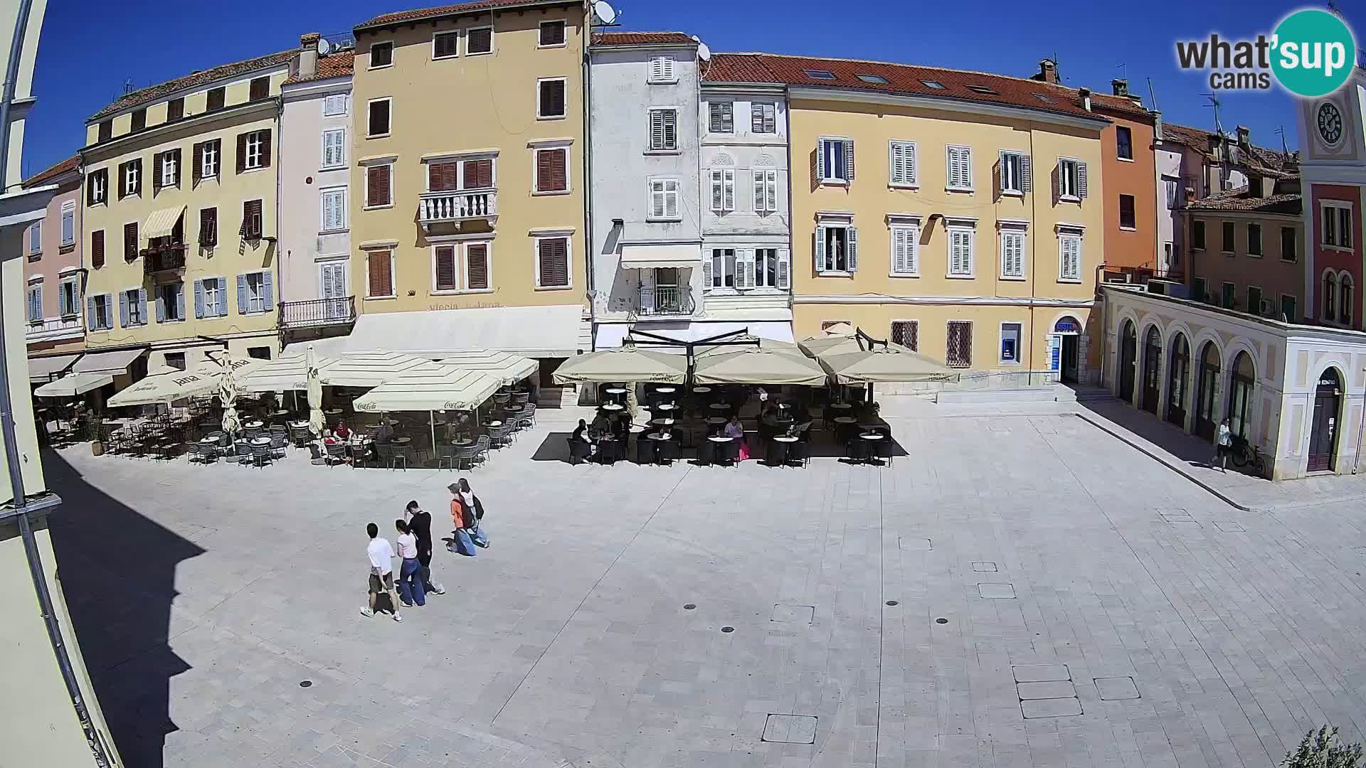 Webcam Rovinj Center – Plaza Principal