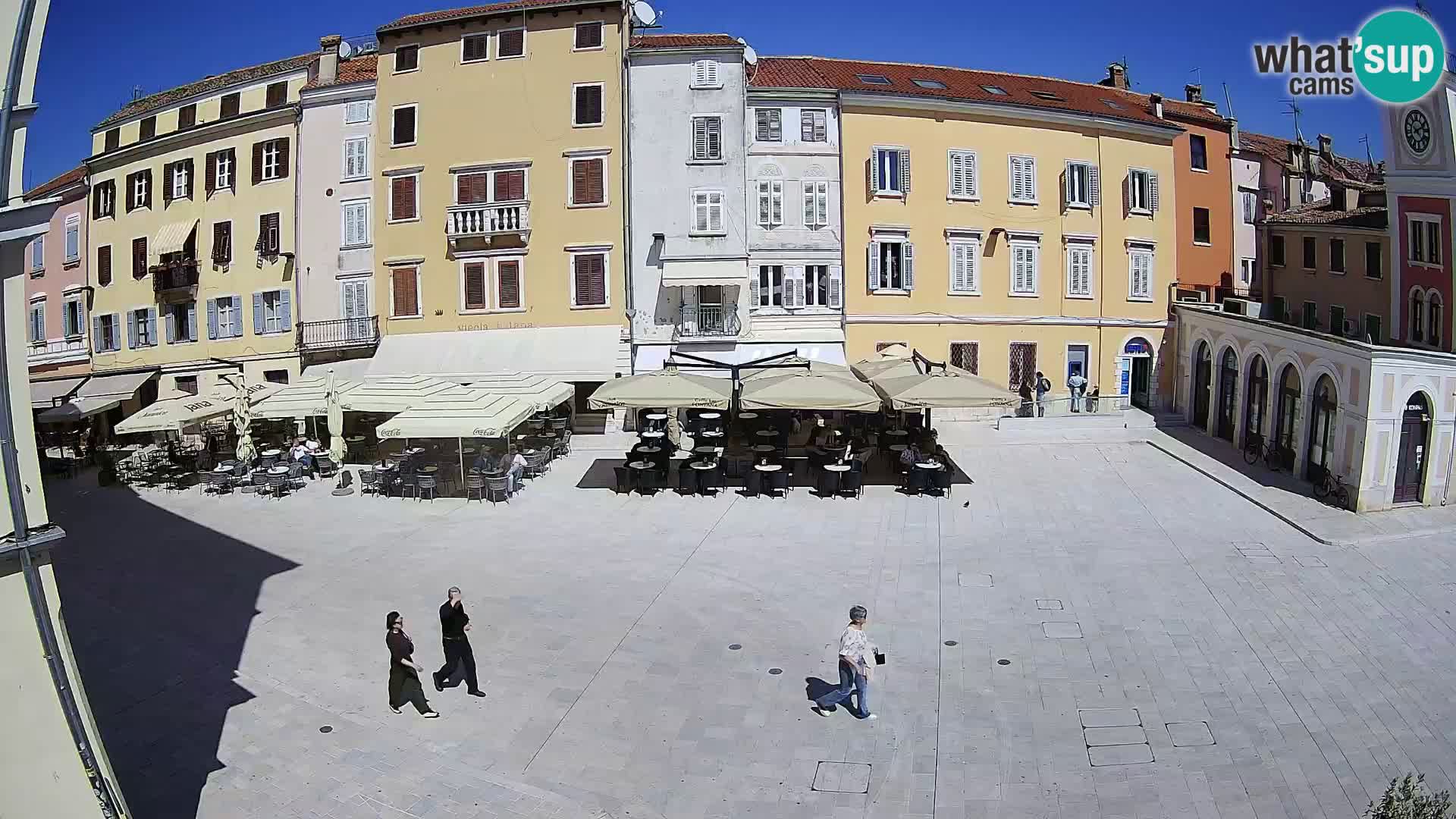Webcam Rovinj Center – Plaza Principal