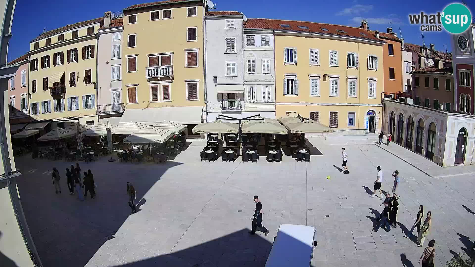 Webcam Rovinj Center – Plaza Principal