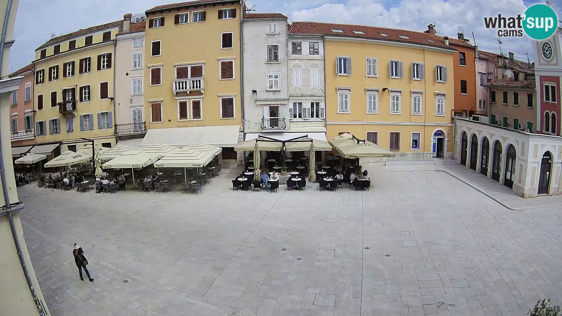 Webcam Rovinj Center – Plaza Principal