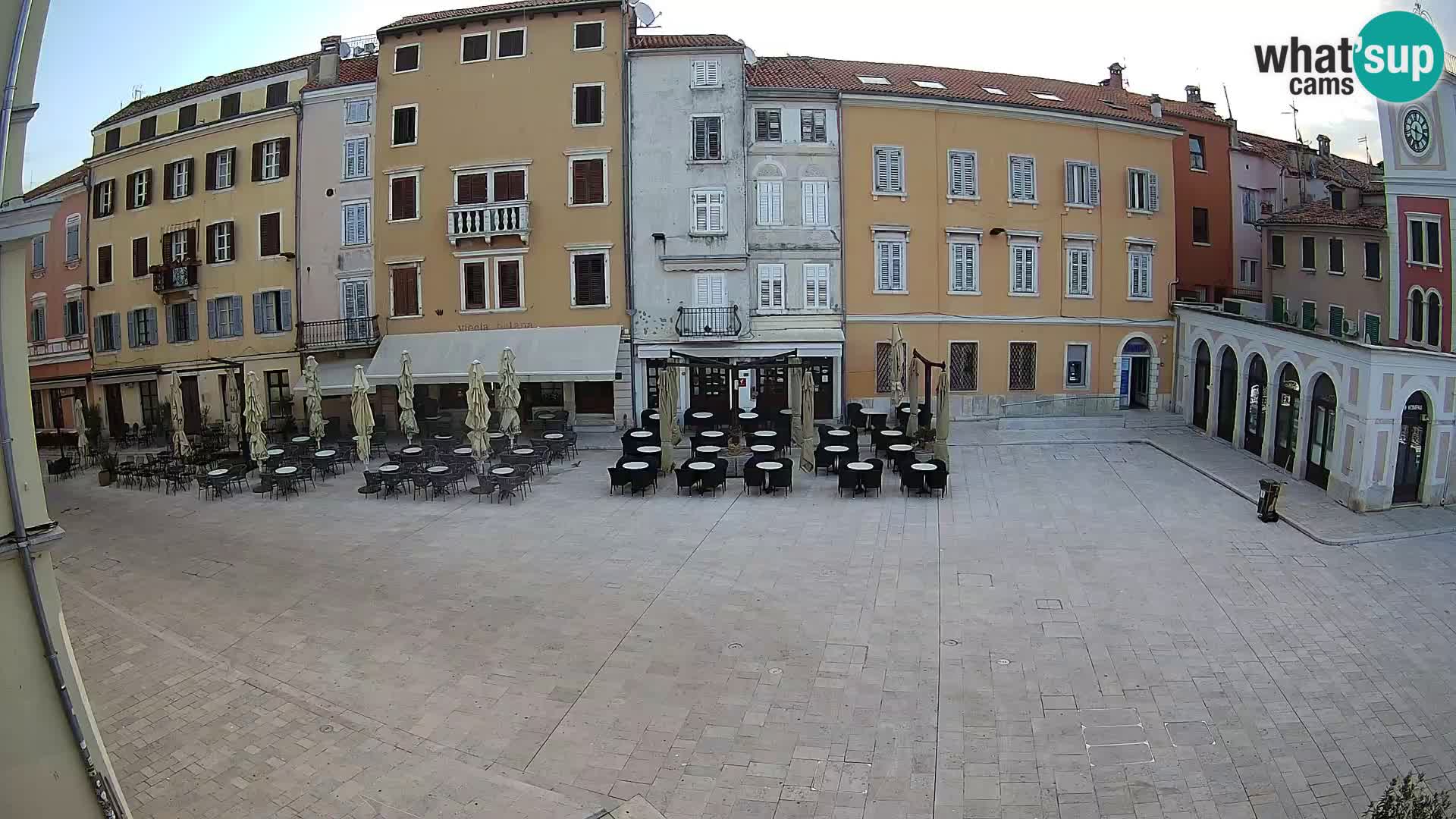 Webcam Rovinj Zentrum – Hauptplatz in Echtzeit