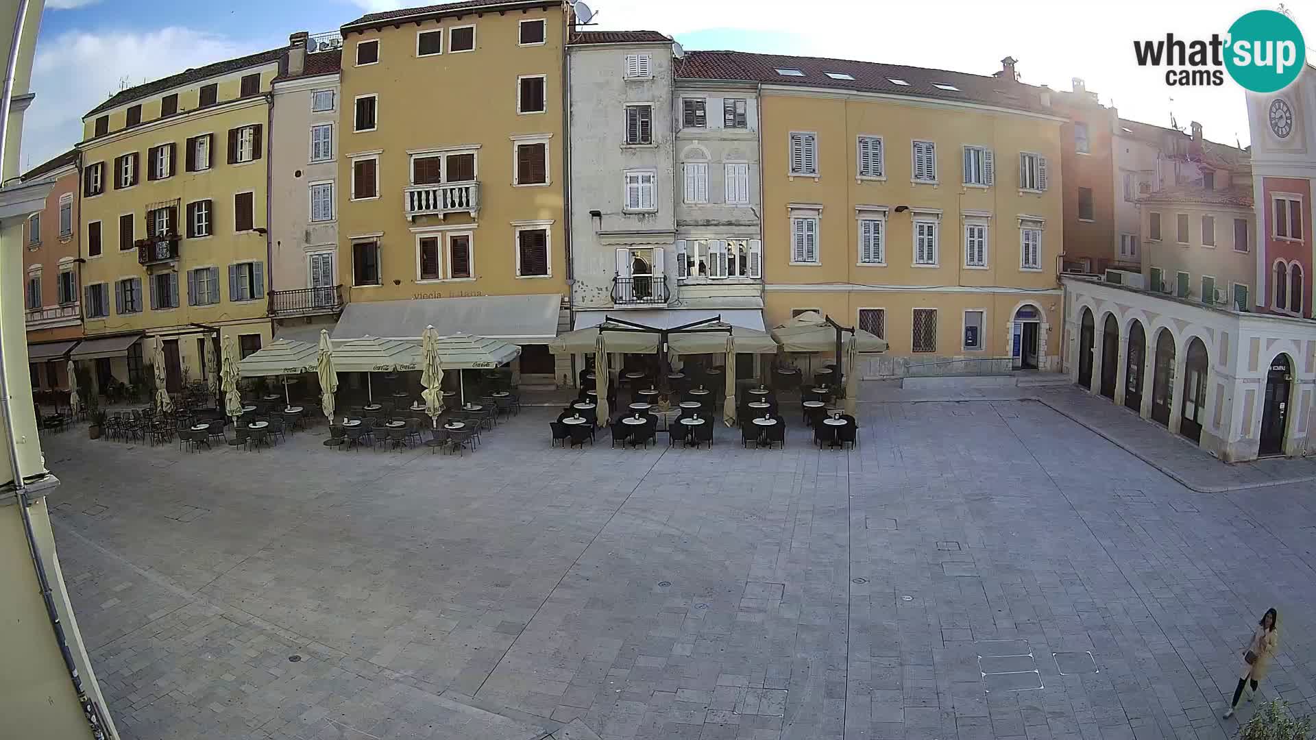 Webcam Rovinj Zentrum – Hauptplatz in Echtzeit