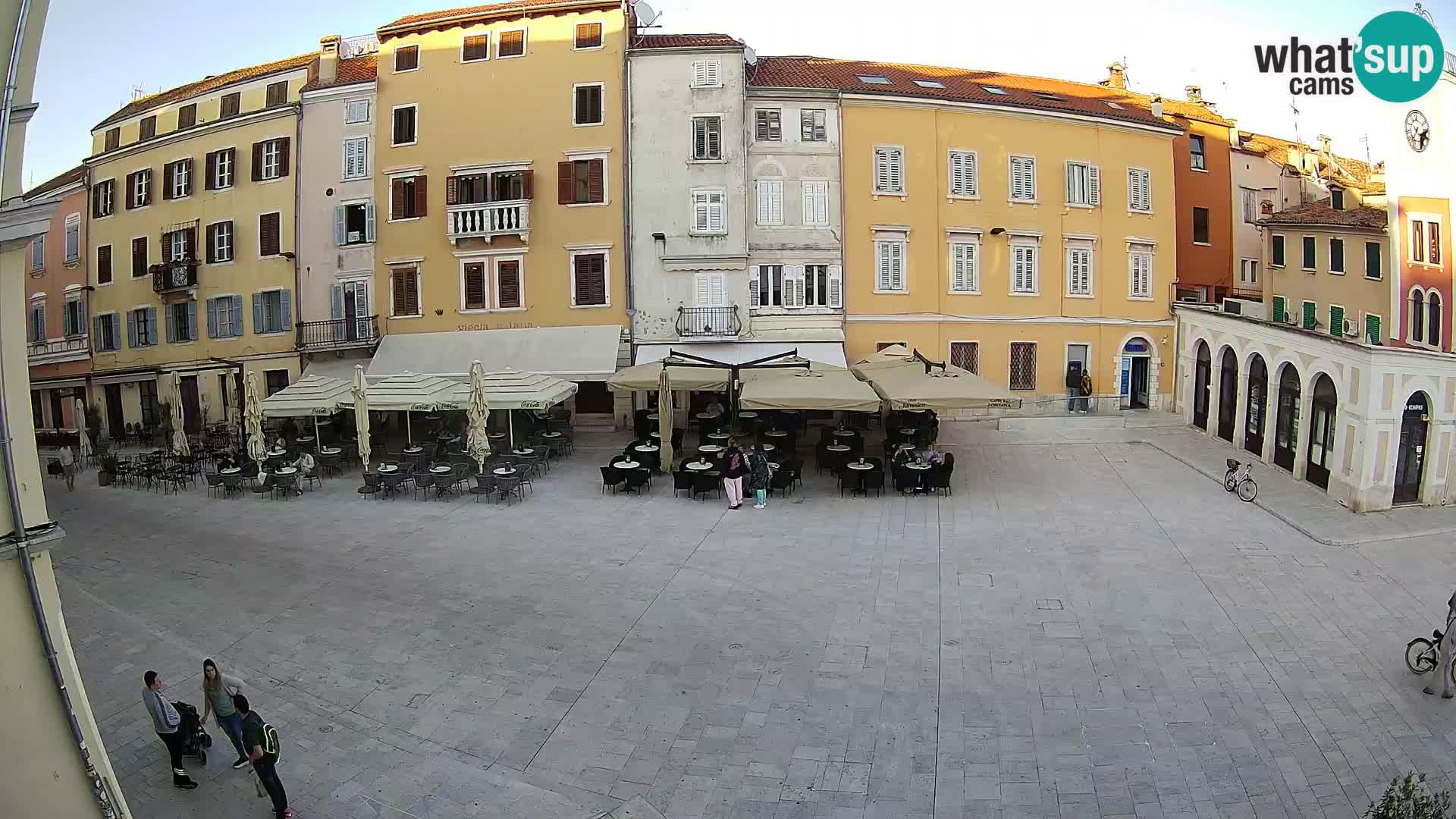 Webcam Rovinj Zentrum – Hauptplatz in Echtzeit