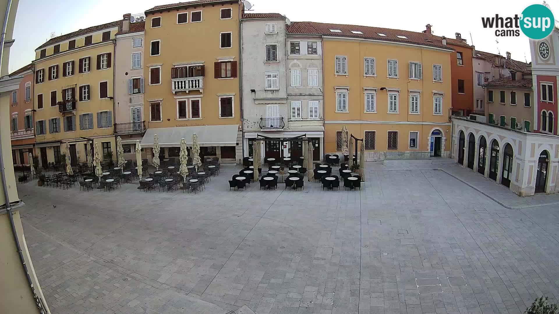 Webcam Rovinj Center – Plaza Principal