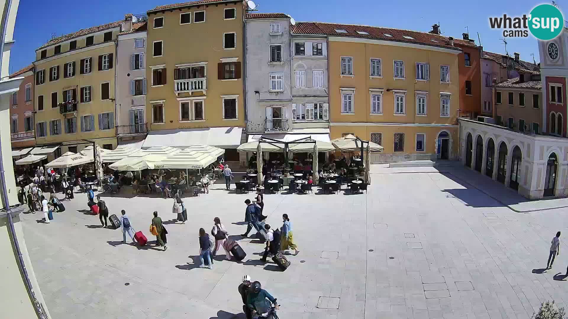 Webcam Rovinj Center – Plaza Principal