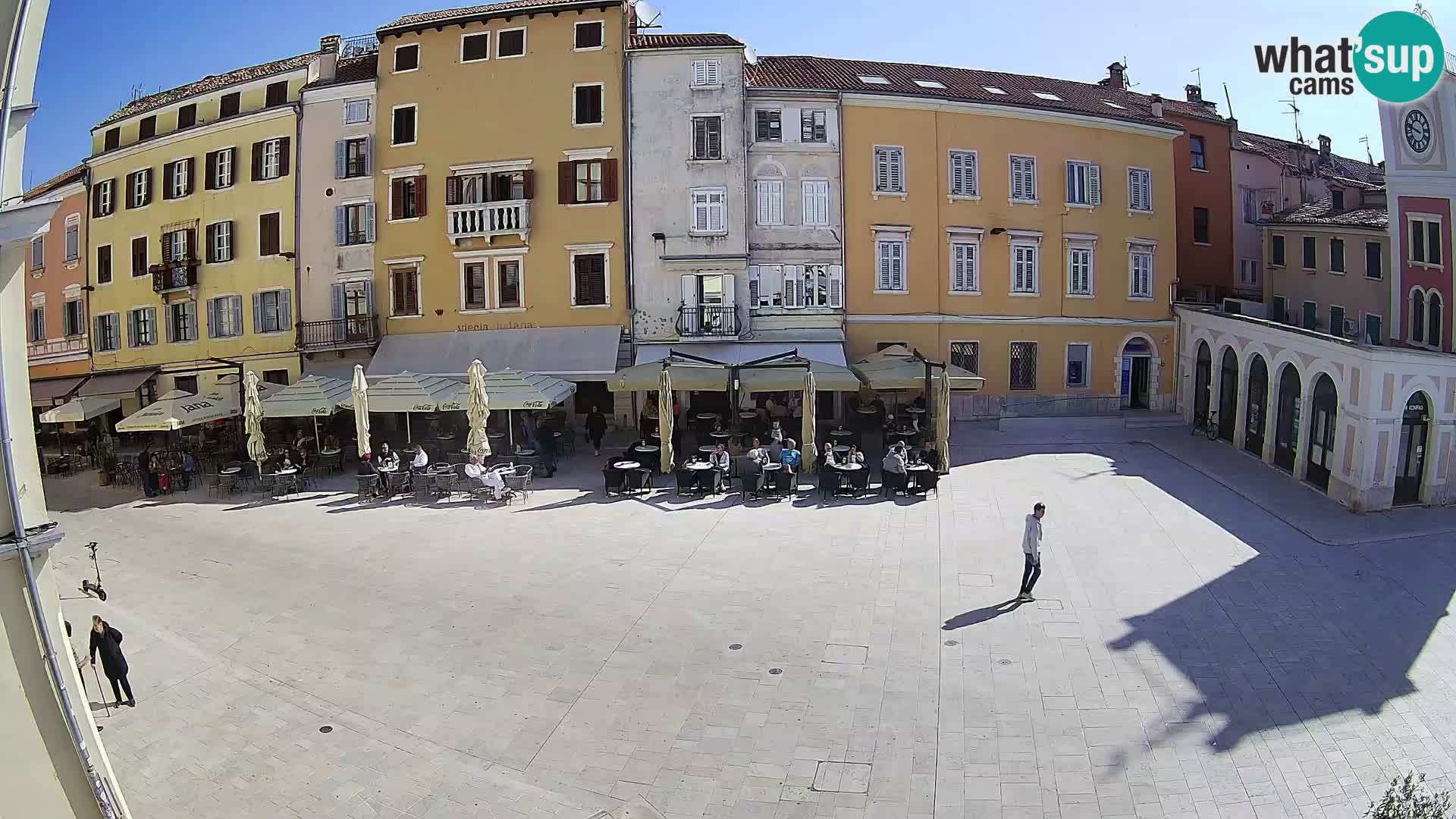 Webcam Rovinj Center – Plaza Principal