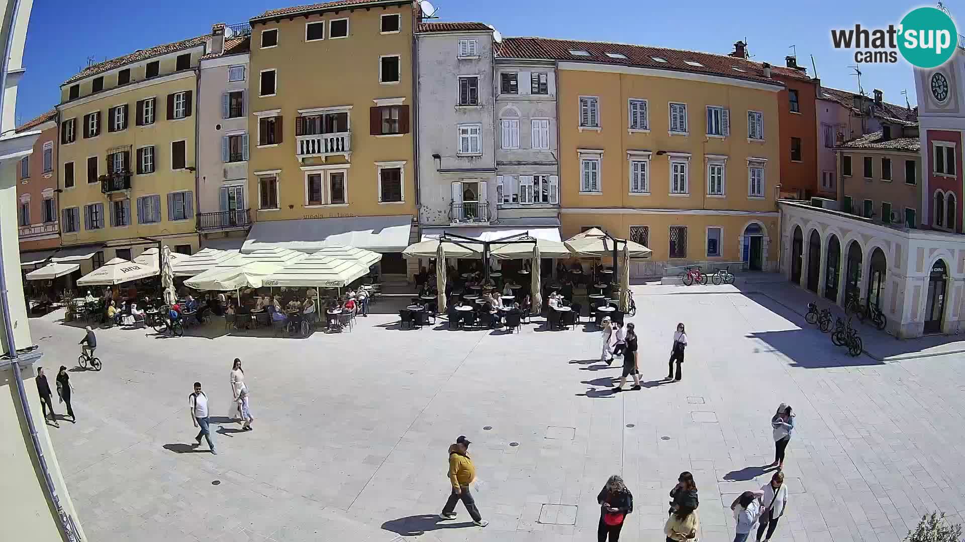 Webcam Rovinj Center – Plaza Principal