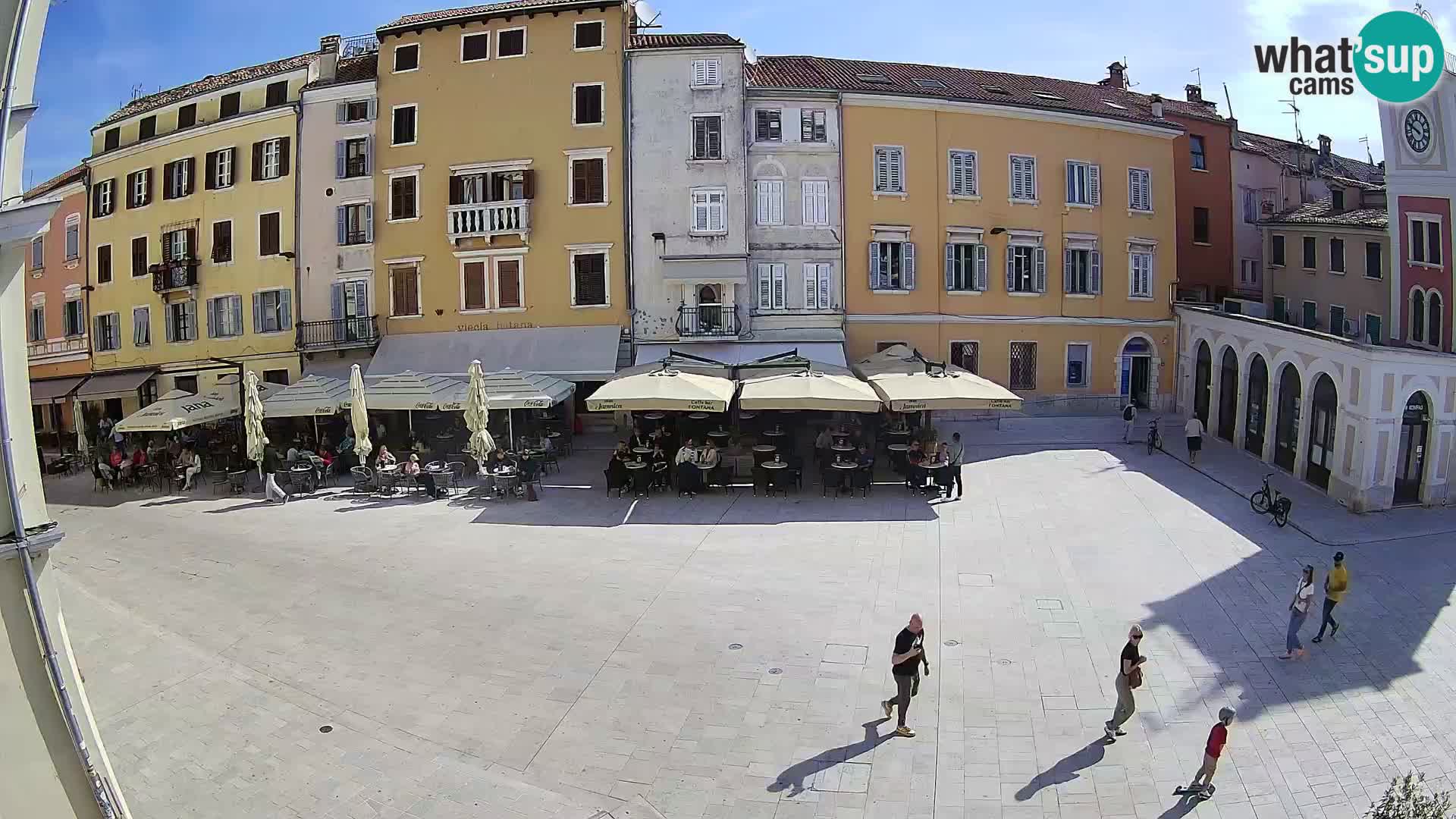 Webcam Rovinj Zentrum – Hauptplatz in Echtzeit