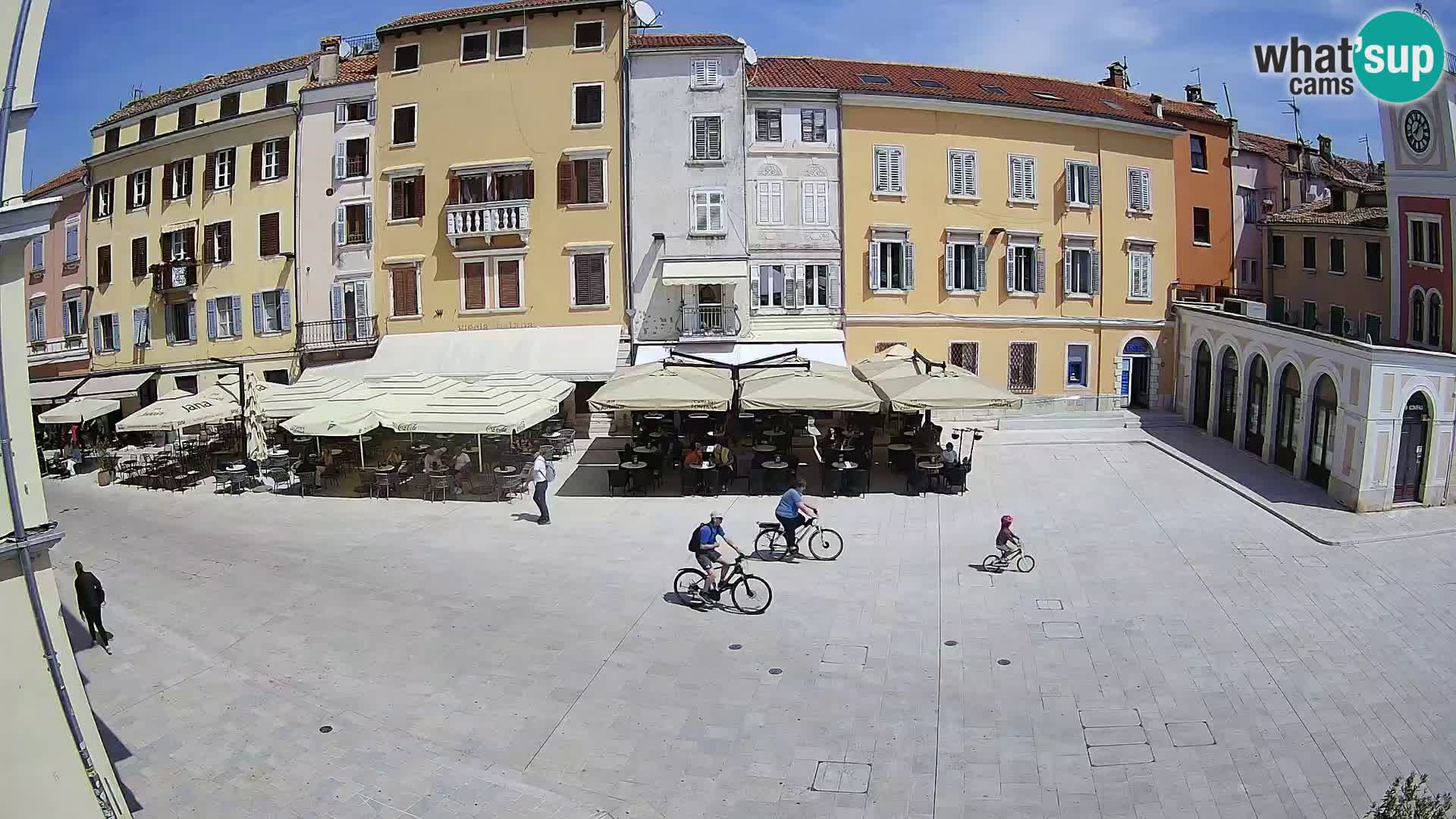 Webcam Rovinj Zentrum – Hauptplatz in Echtzeit