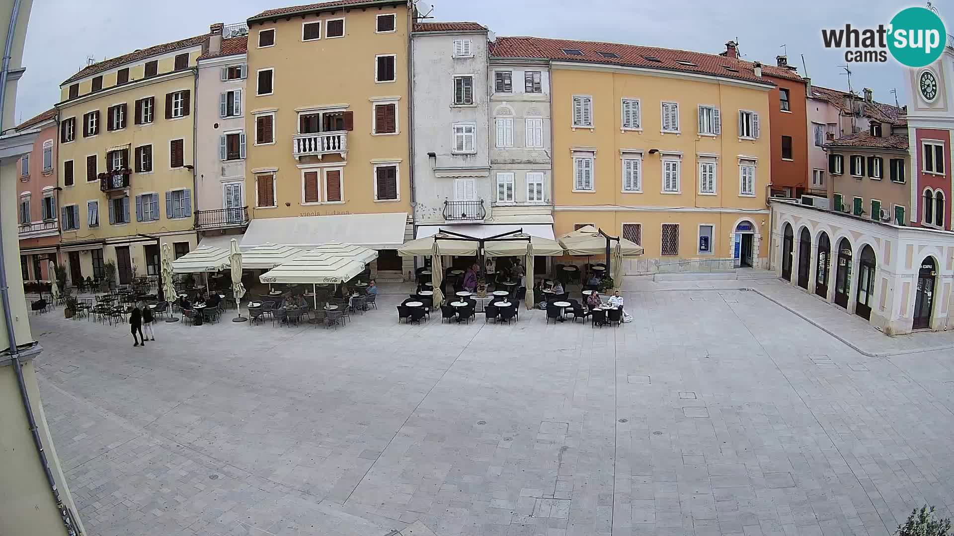 Webcam Rovinj Center – Plaza Principal