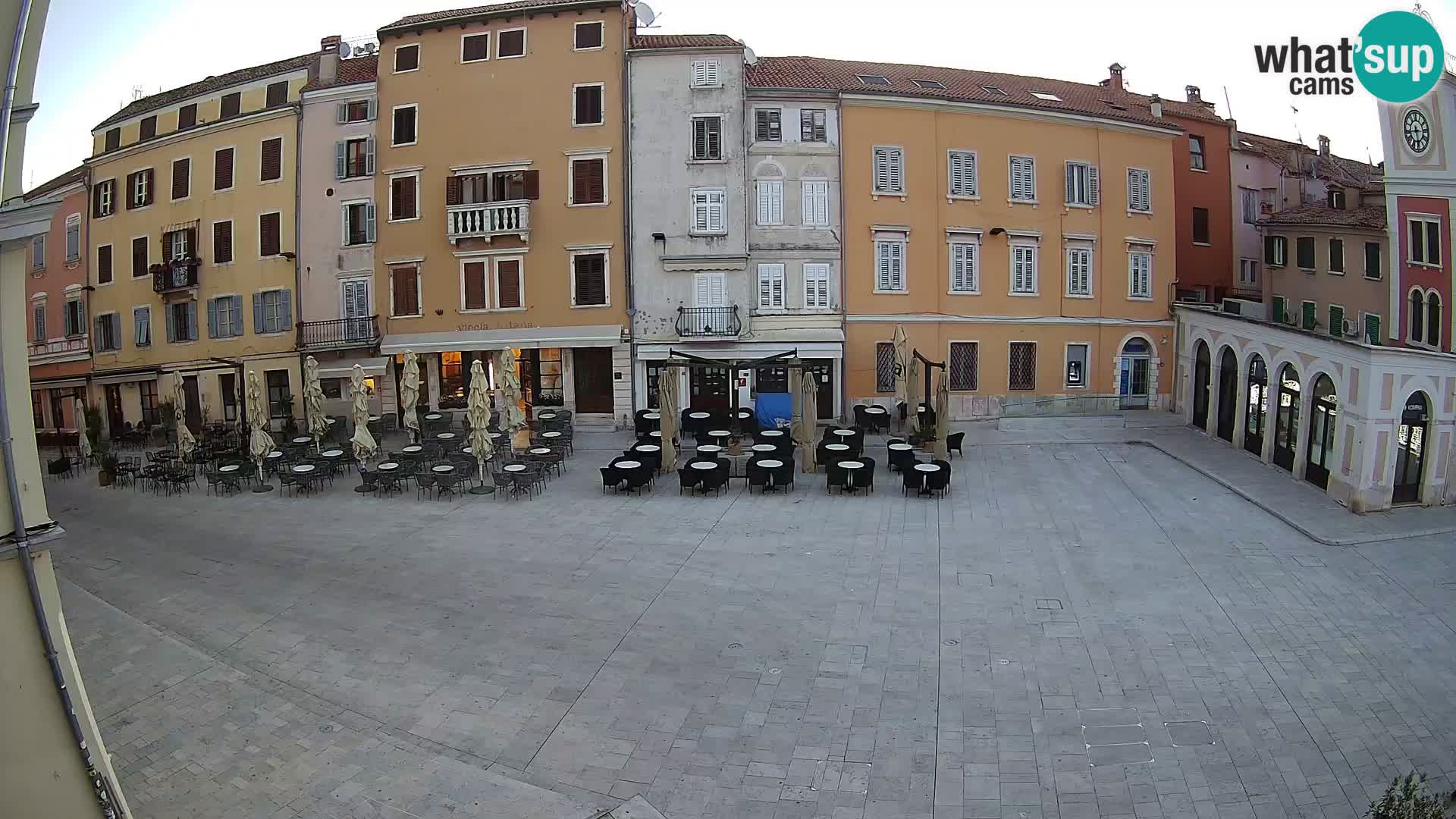 Webcam Rovinj Zentrum – Hauptplatz in Echtzeit