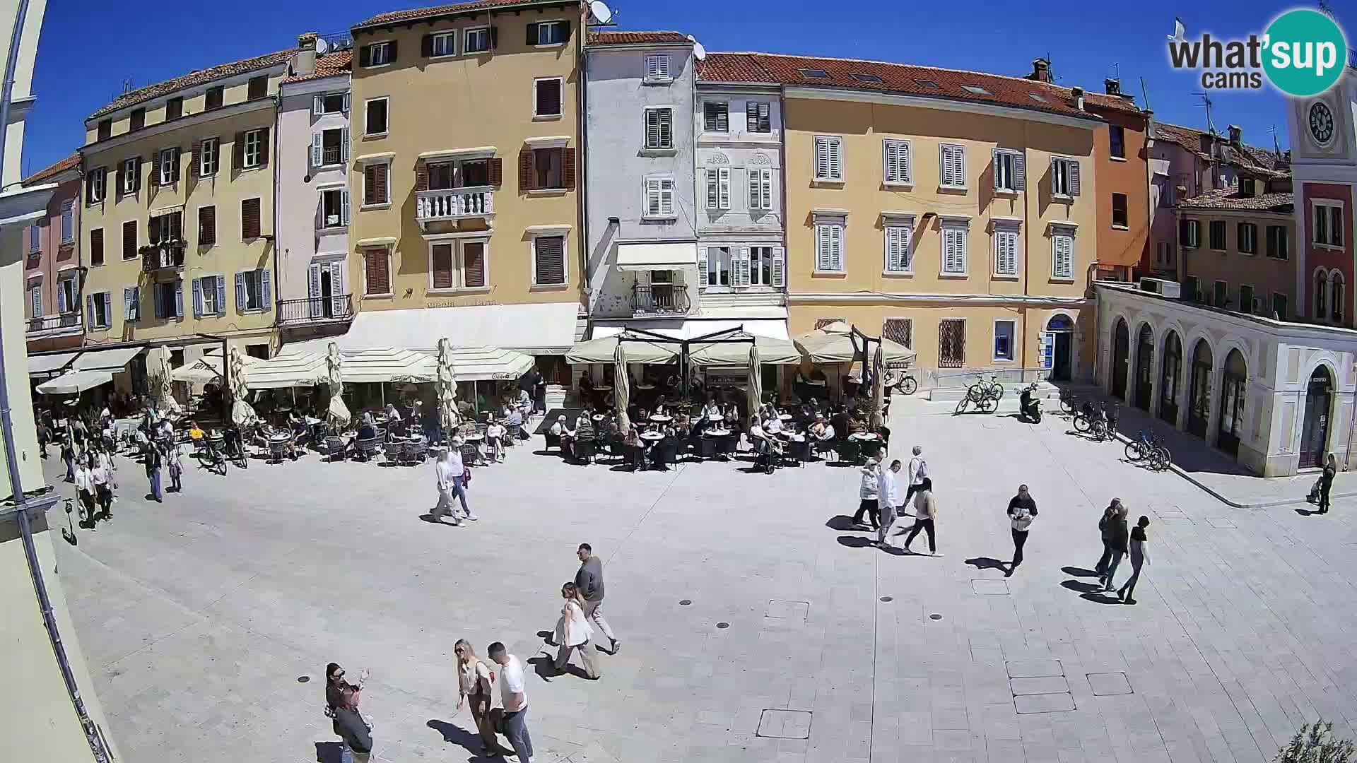 Webcam Rovinj Center – Plaza Principal