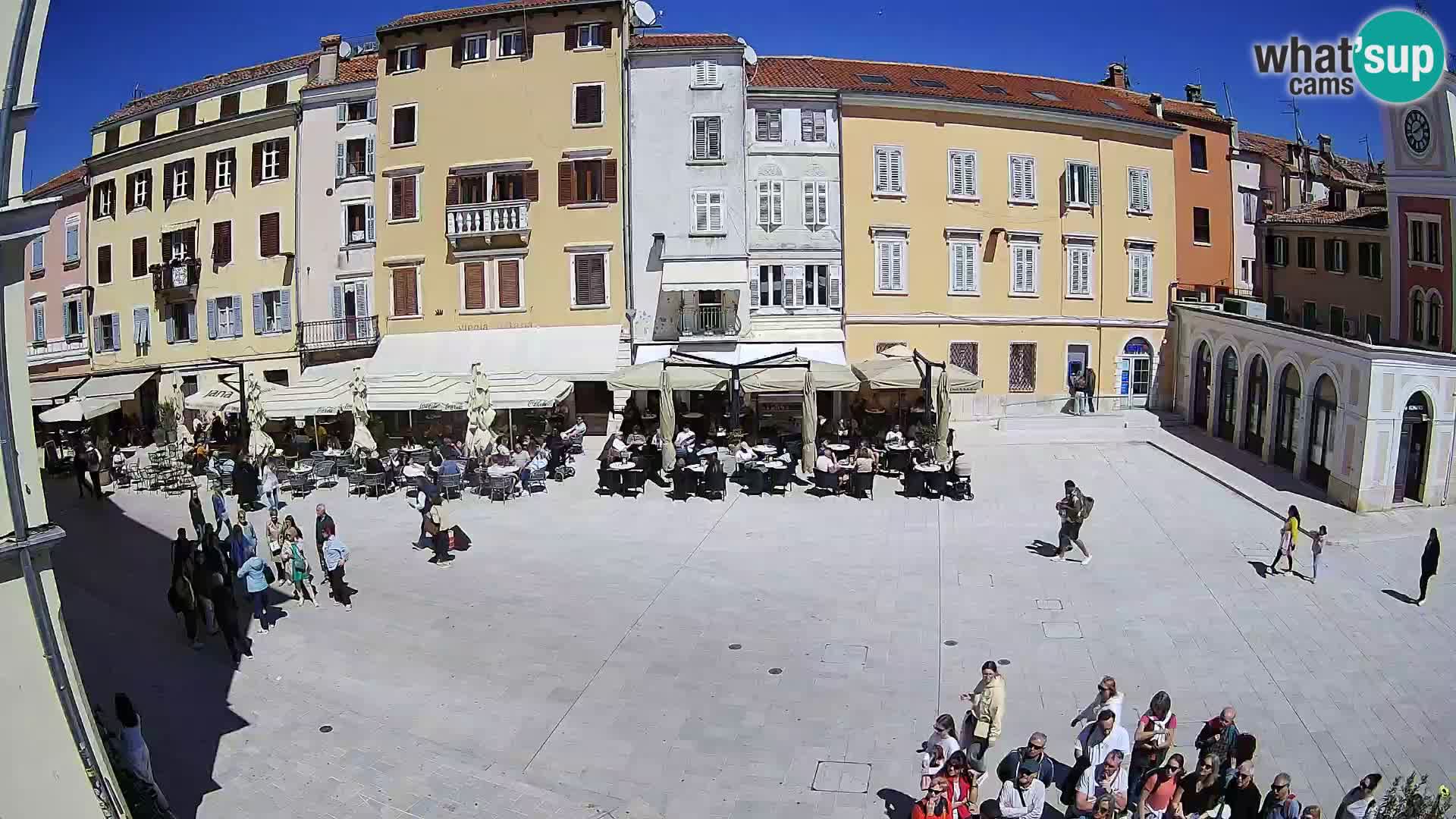 Webcam Rovinj Center – Plaza Principal