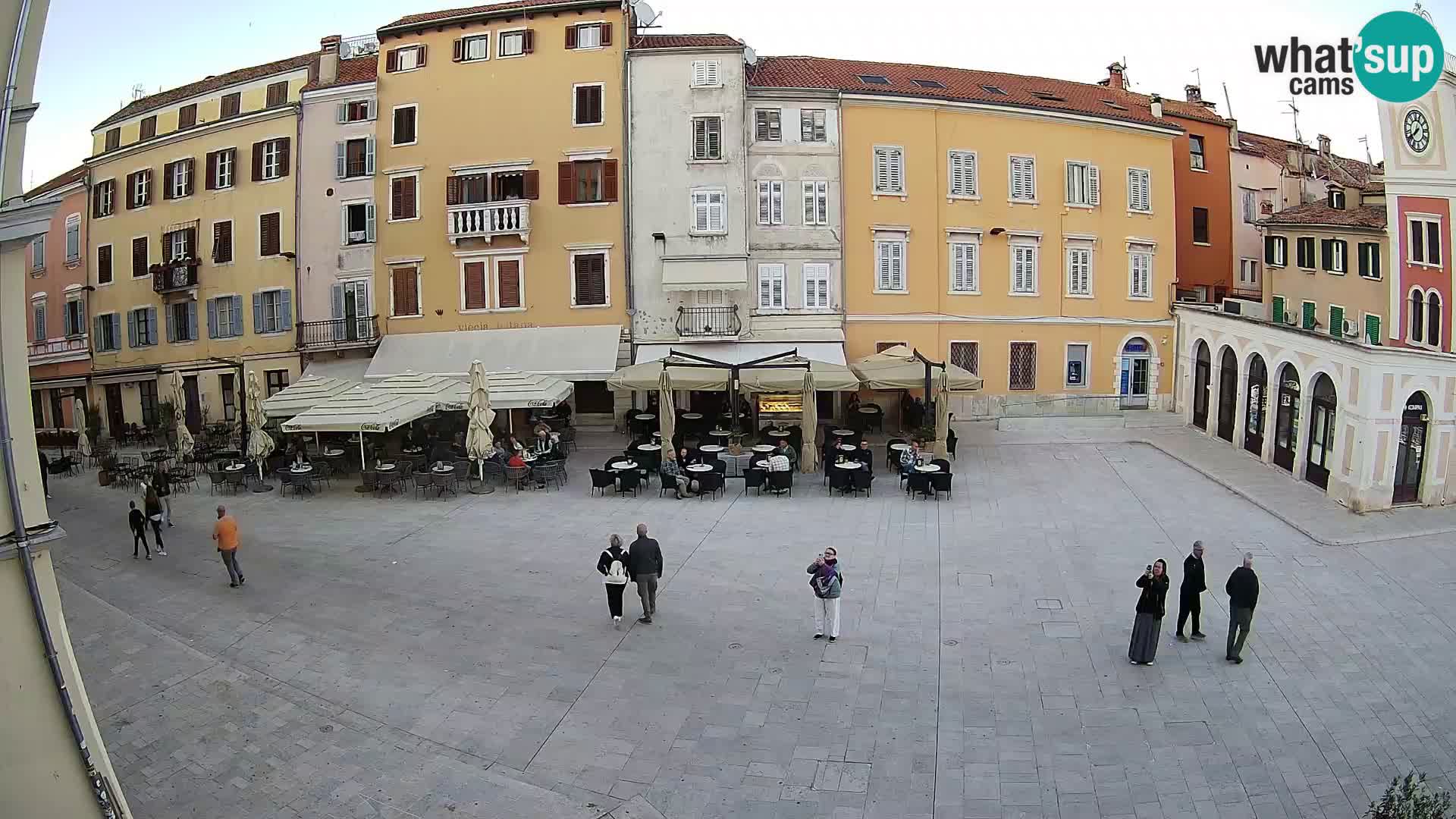 Webcam Rovinj Zentrum – Hauptplatz in Echtzeit