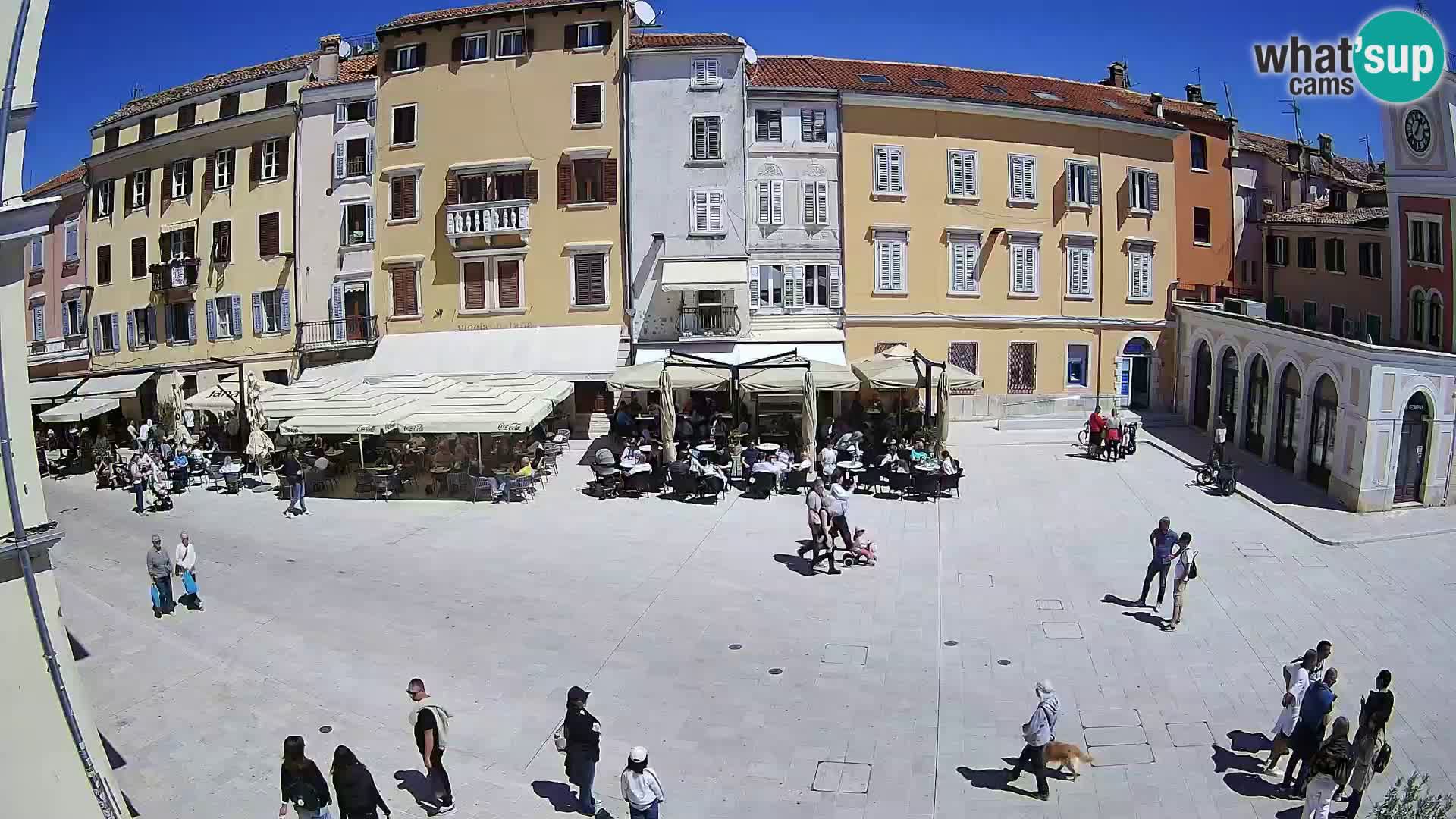Spletna kamera Rovinj Center – Glavni trg
