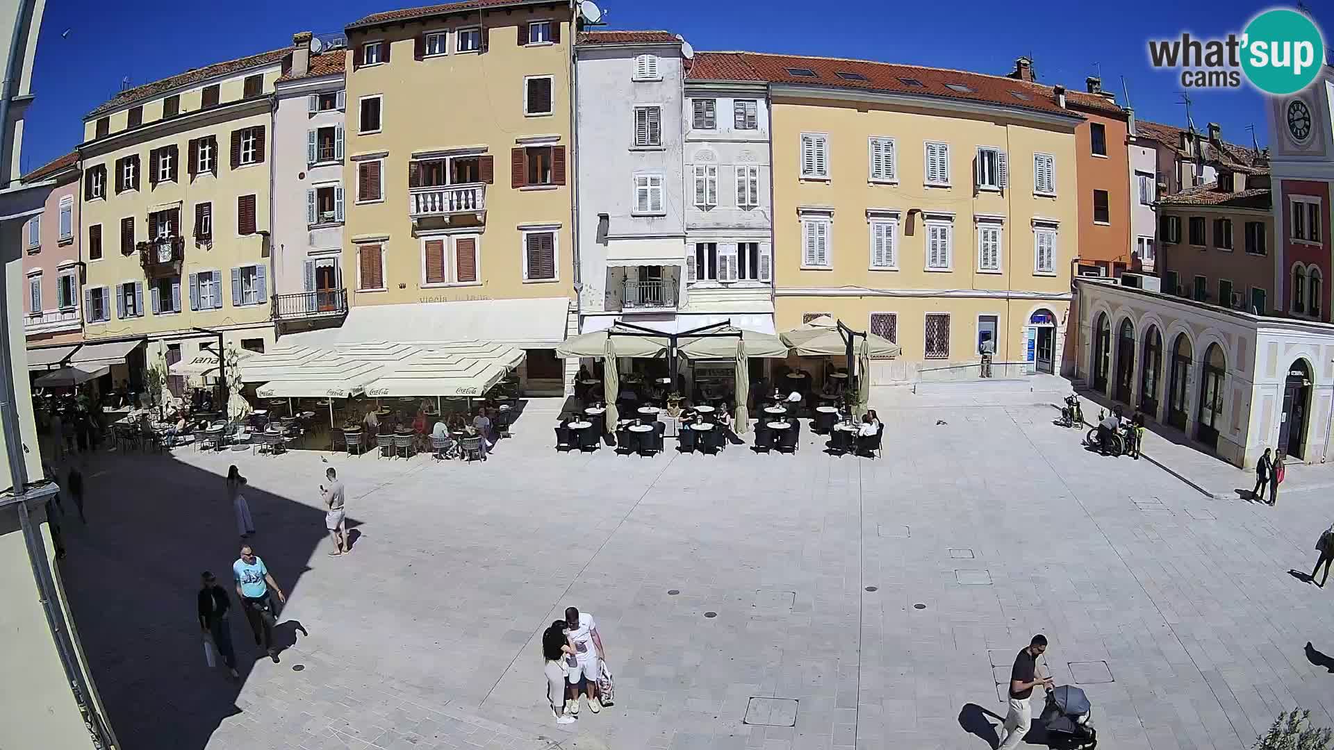 Webcam Rovinj Center – Plaza Principal