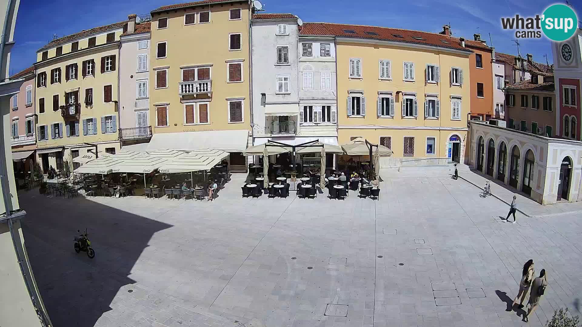 Webcam Rovinj Zentrum – Hauptplatz in Echtzeit