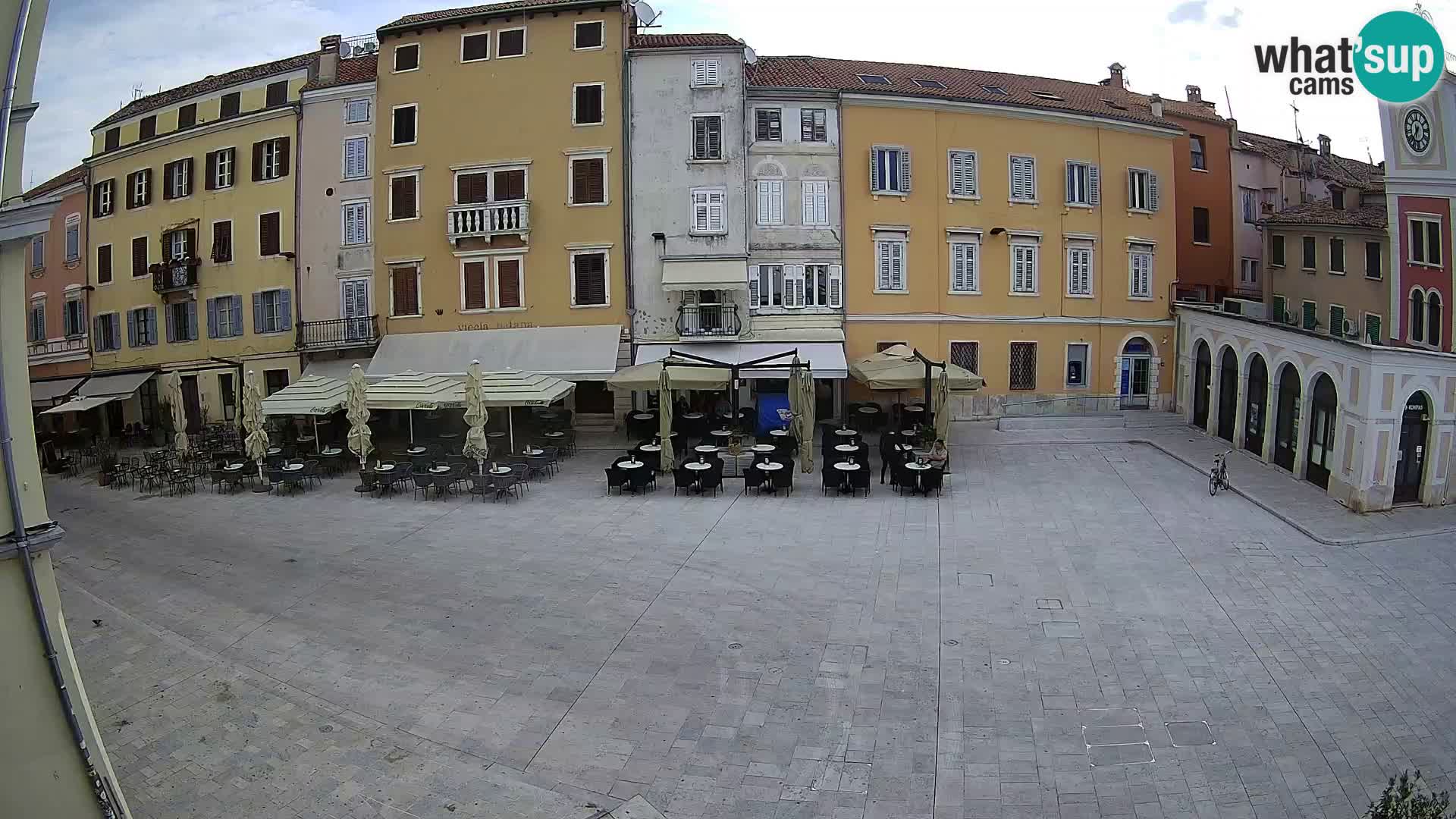 Webcam Rovinj Zentrum – Hauptplatz in Echtzeit