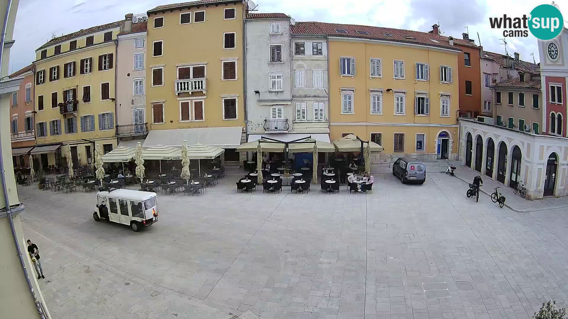 Webcam Rovinj Zentrum – Hauptplatz in Echtzeit