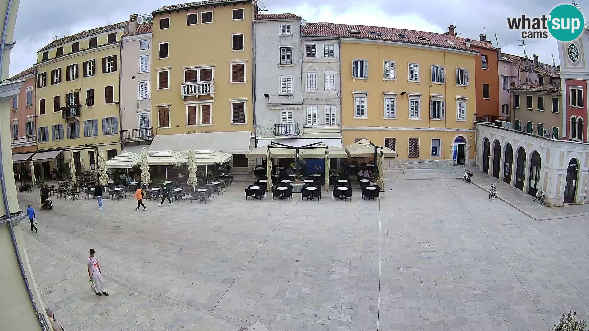 Webcam Rovinj Zentrum – Hauptplatz in Echtzeit