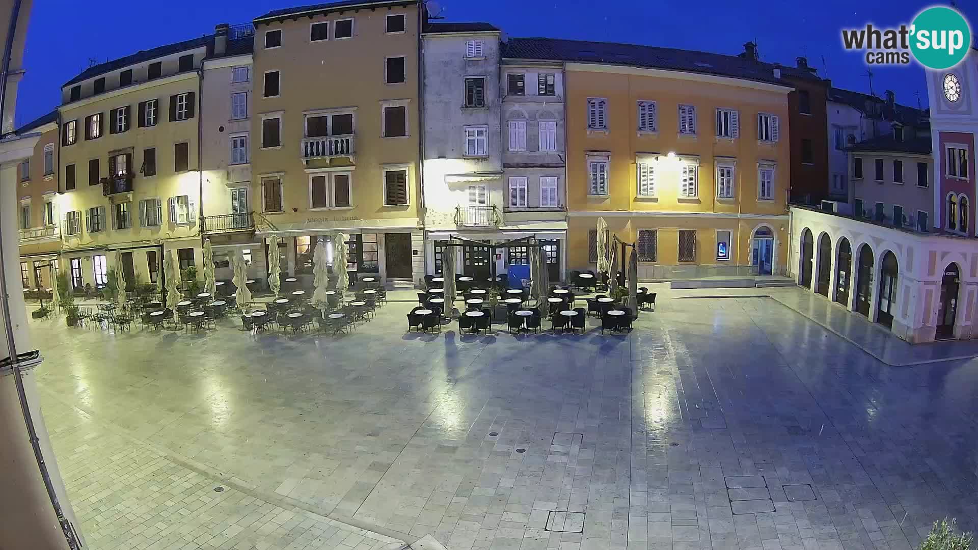 Webcam Rovinj Zentrum – Hauptplatz in Echtzeit