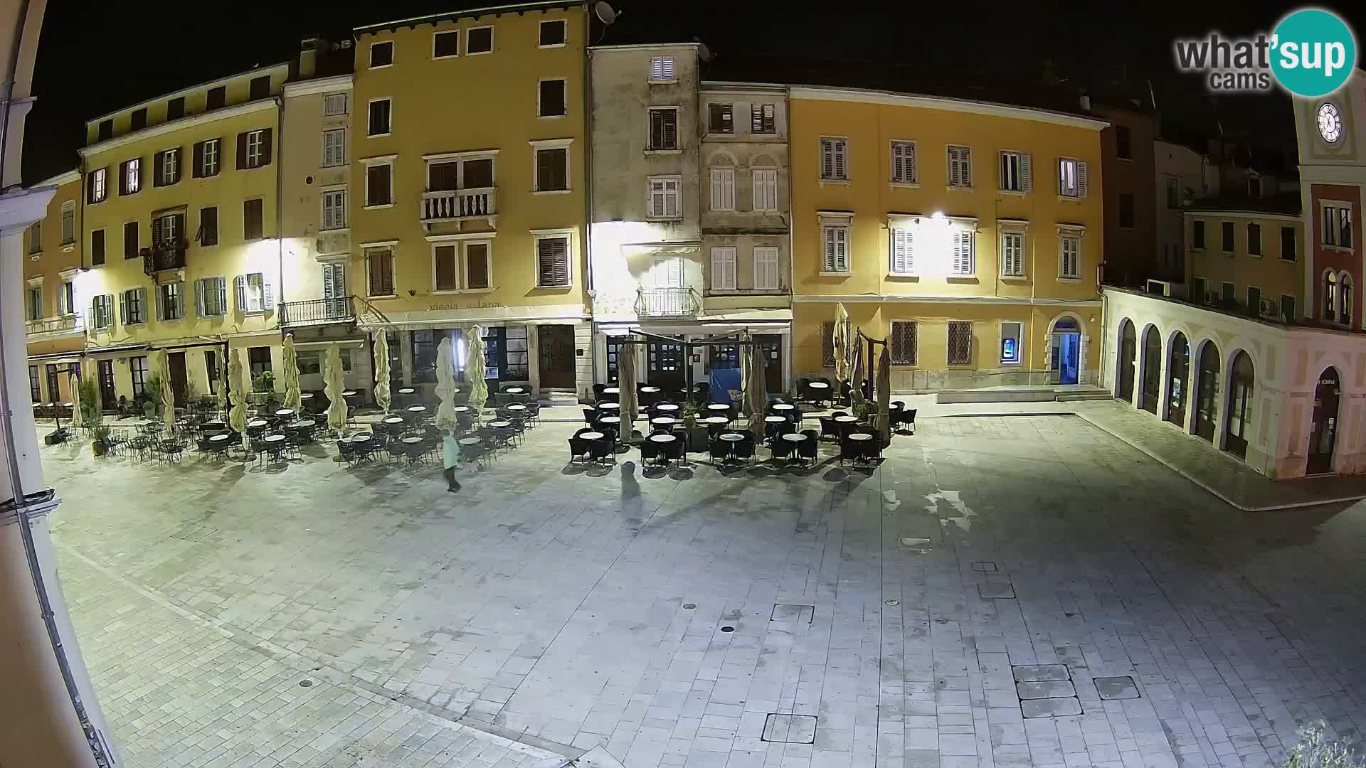 Webcam Rovinj Zentrum – Hauptplatz in Echtzeit