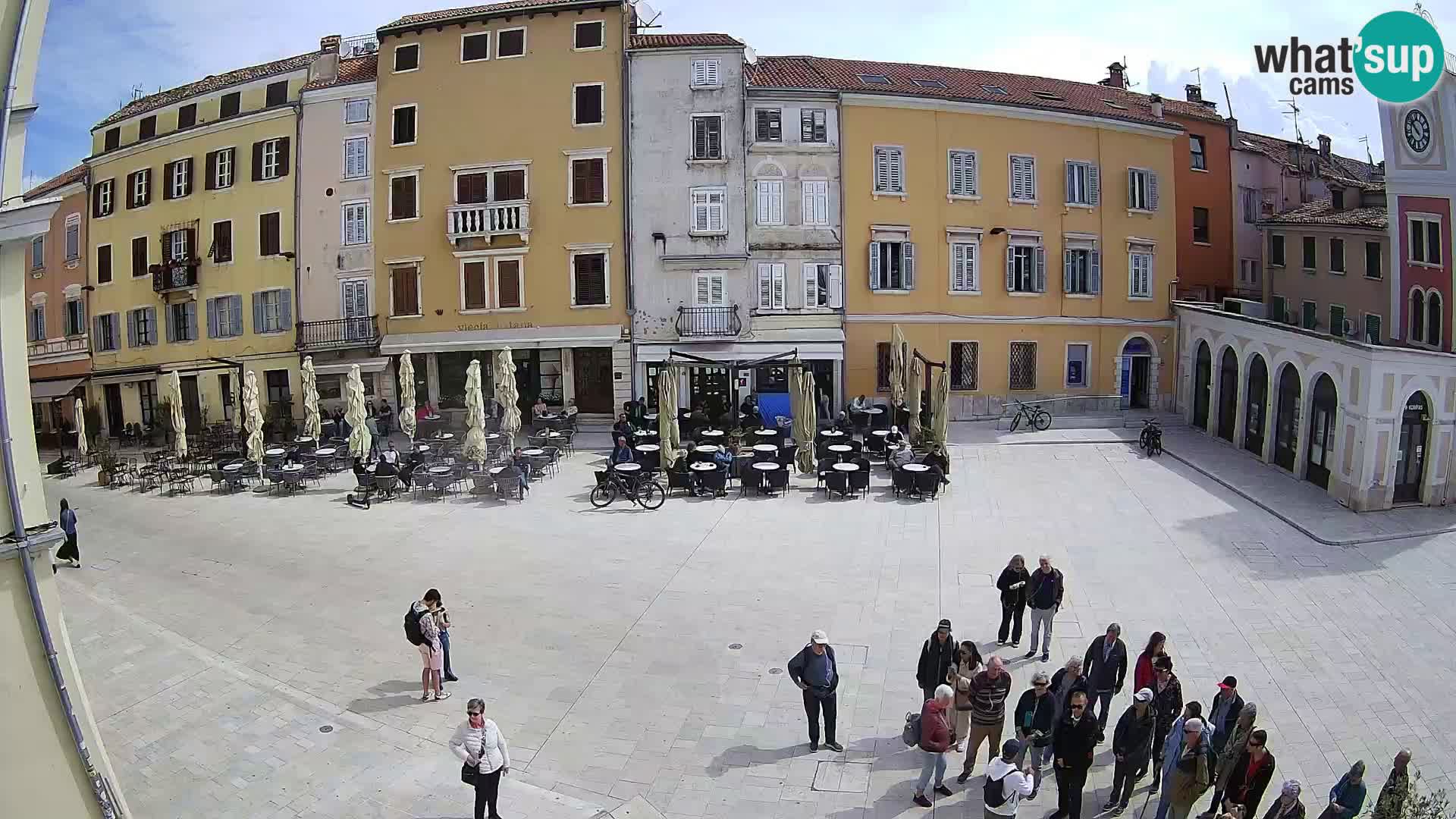 Webcam Rovinj Zentrum – Hauptplatz in Echtzeit