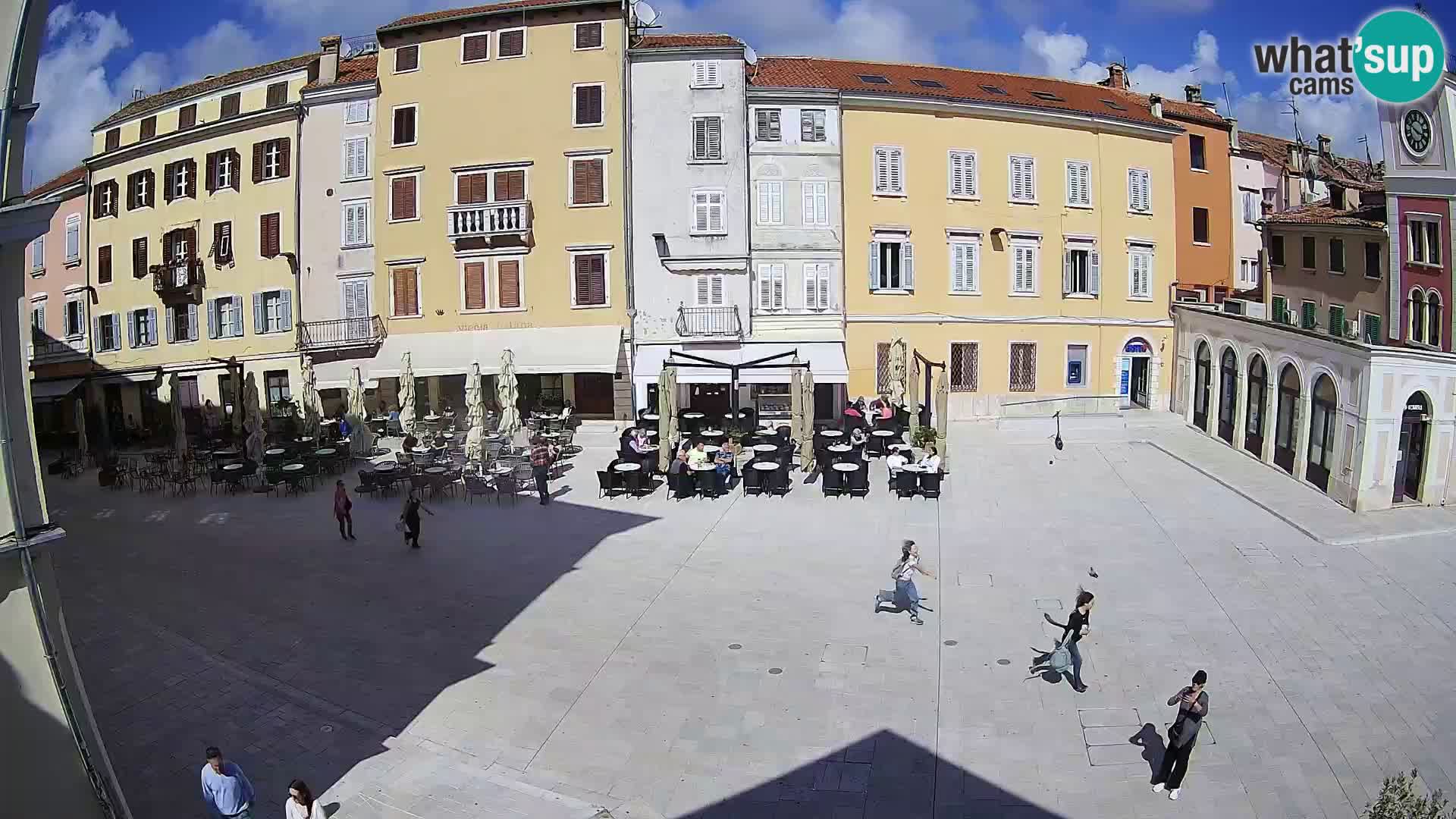 Webcam Rovinj Zentrum – Hauptplatz in Echtzeit