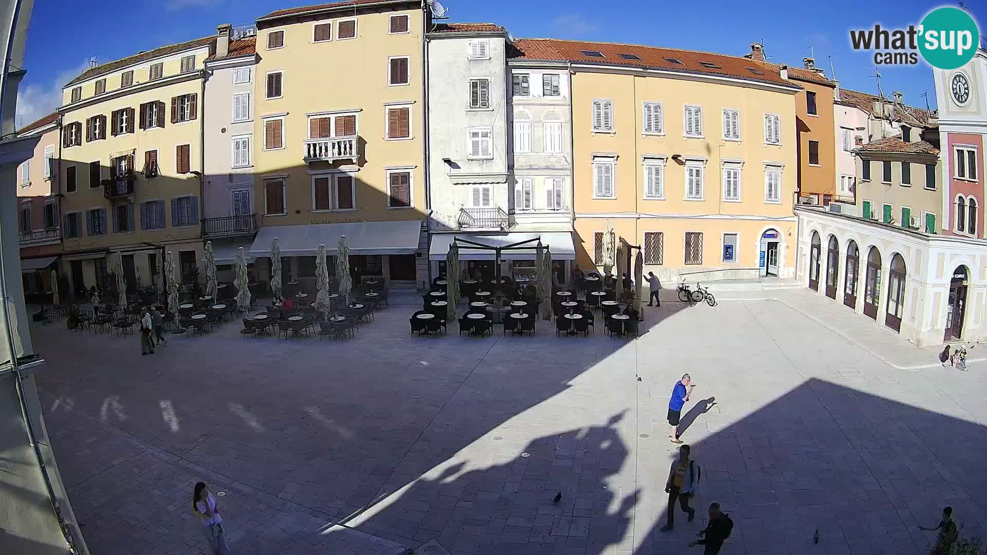 Webcam Rovinj Zentrum – Hauptplatz in Echtzeit