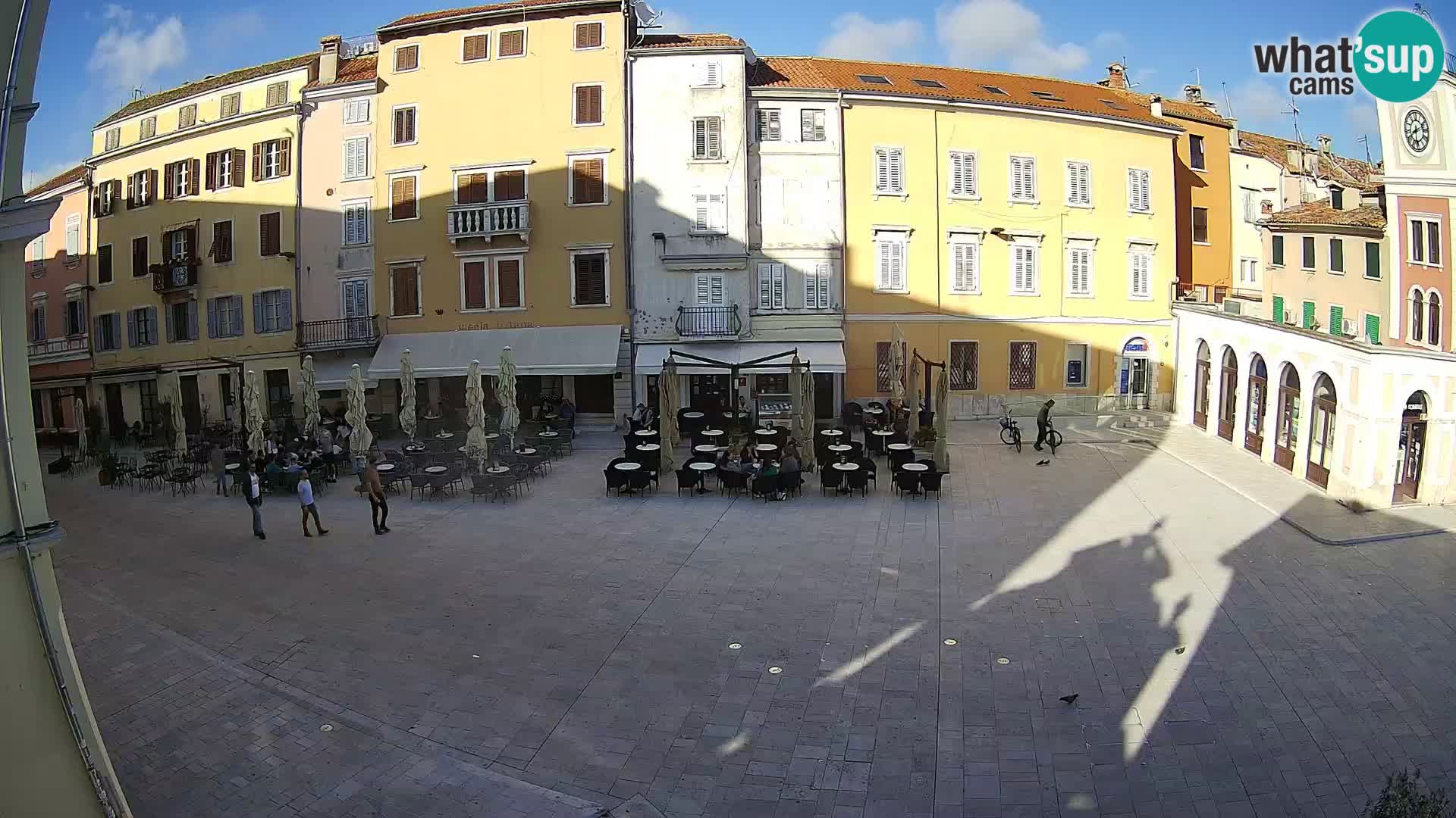 Webcam Rovinj Zentrum – Hauptplatz in Echtzeit