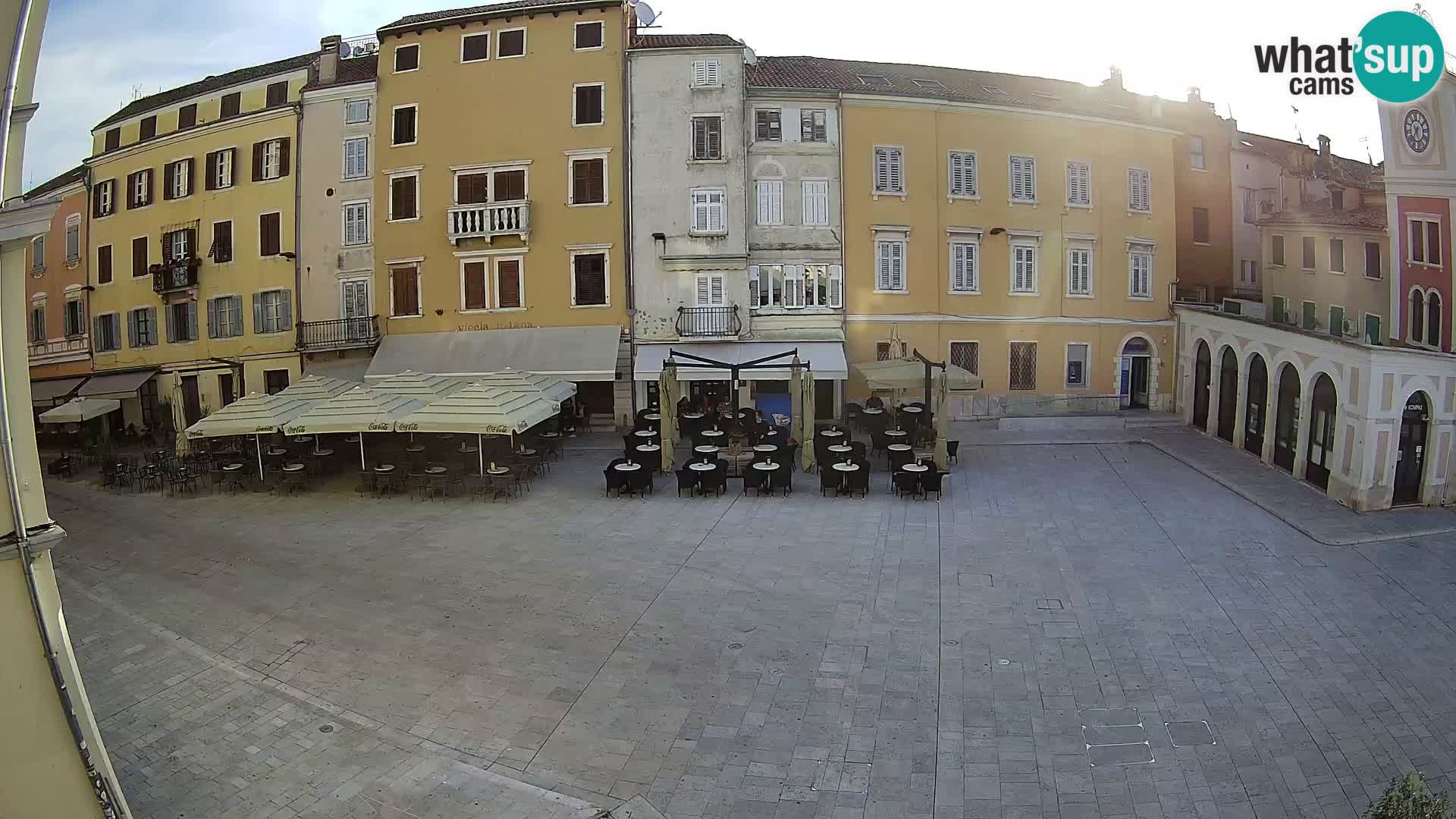 Webcam Rovinj Zentrum – Hauptplatz in Echtzeit