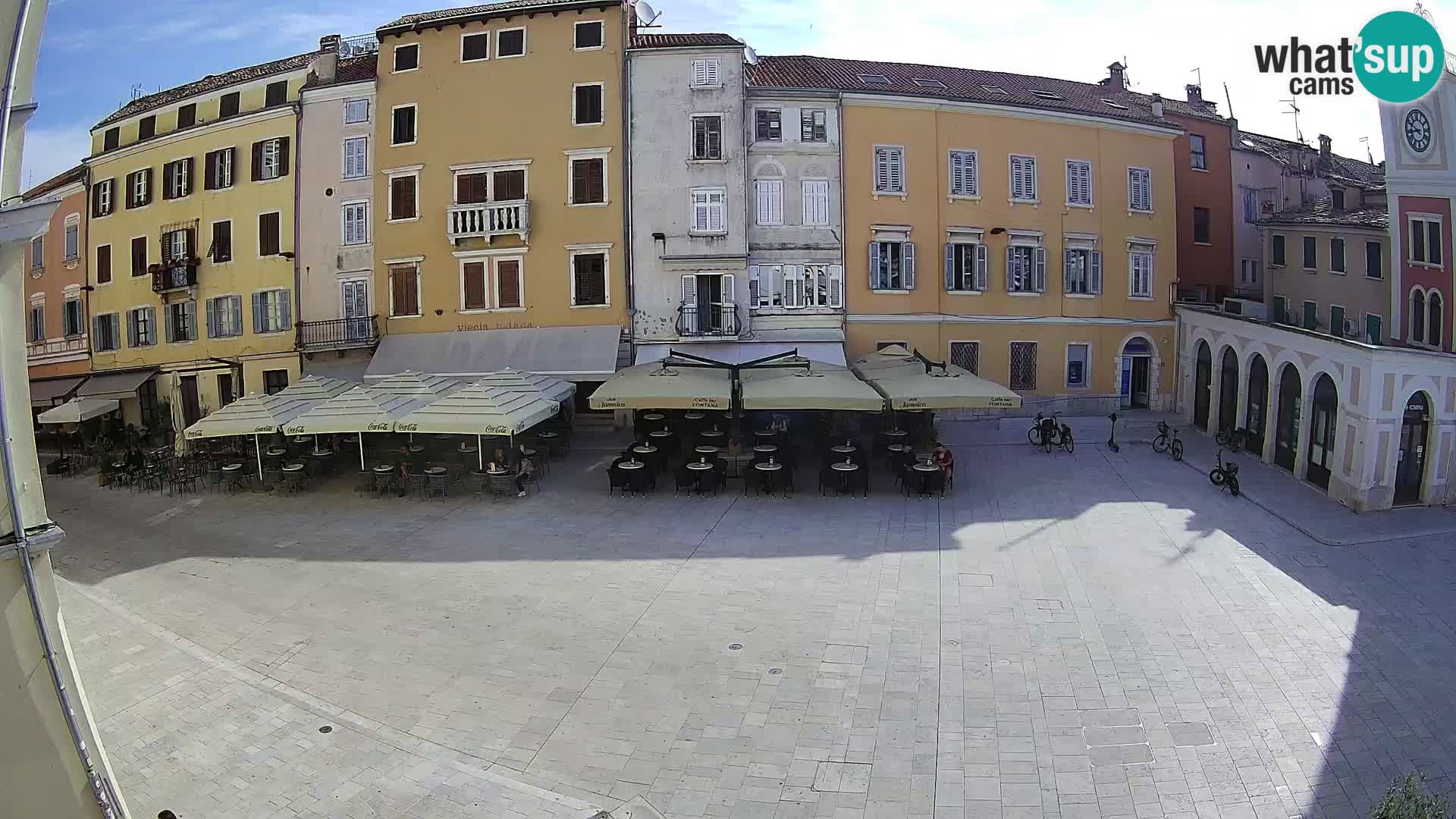 Webcam Rovinj Zentrum – Hauptplatz in Echtzeit
