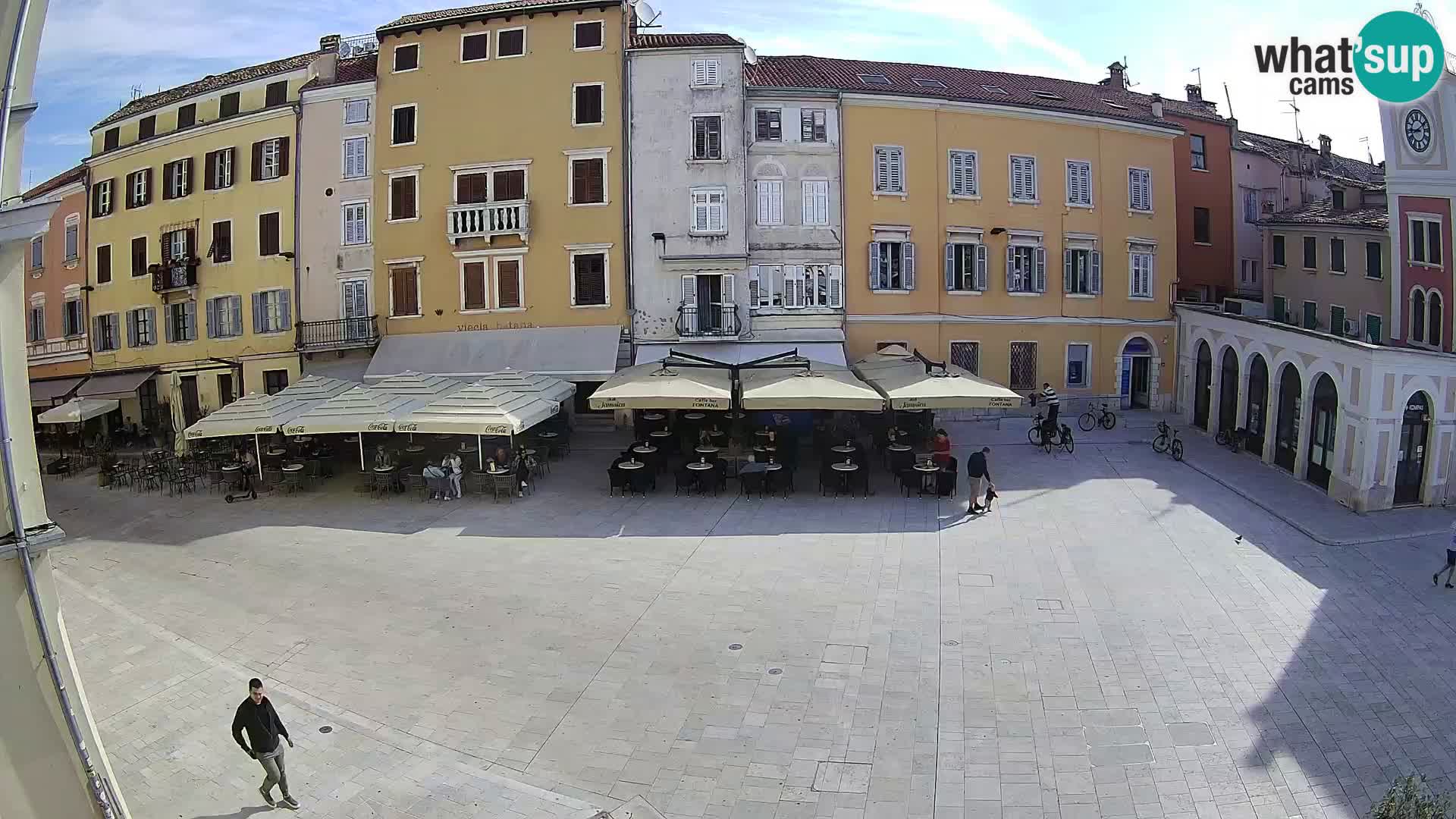 Webcam Rovinj Center – Plaza Principal