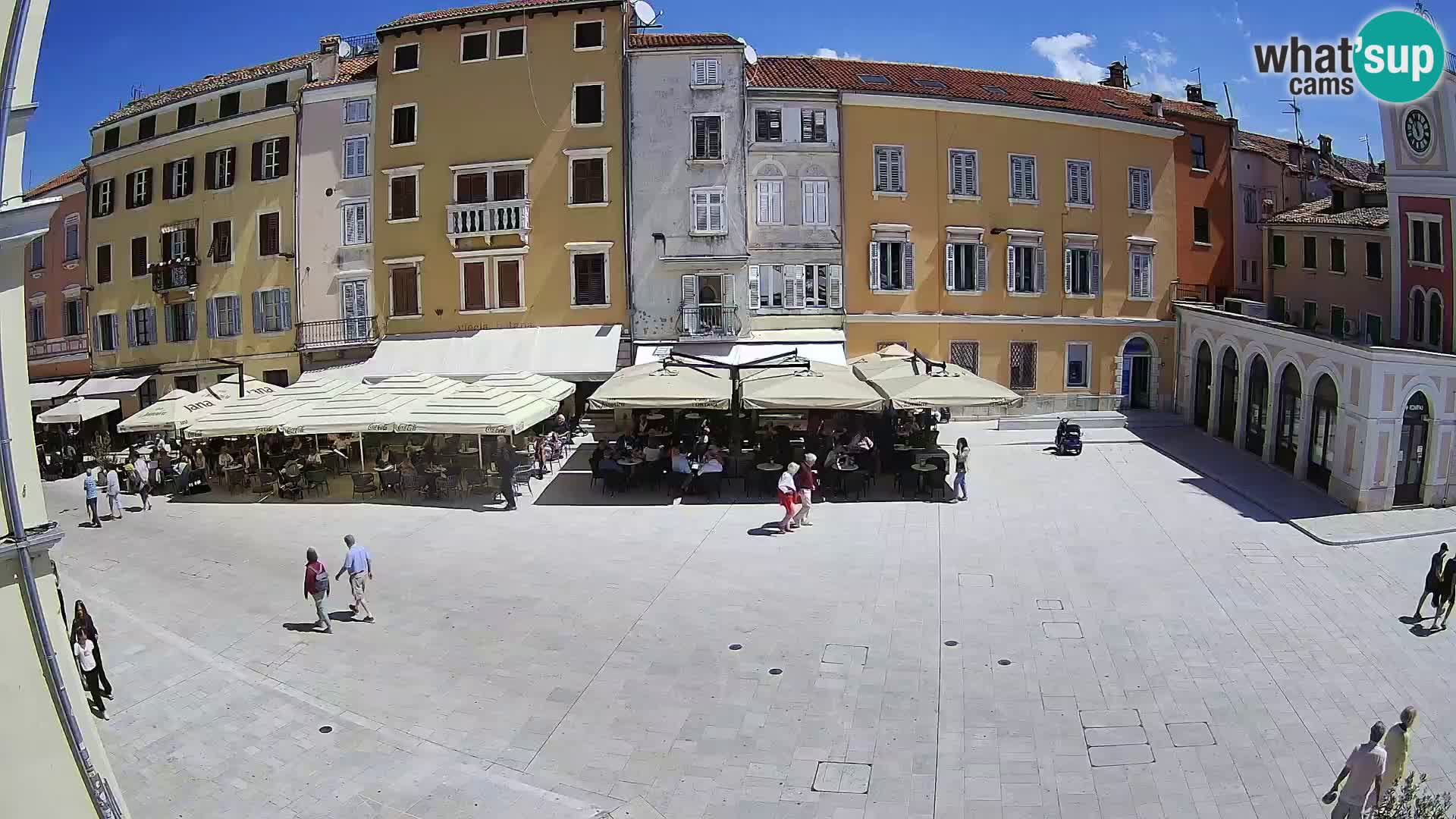 Webcam Rovinj Center – Plaza Principal